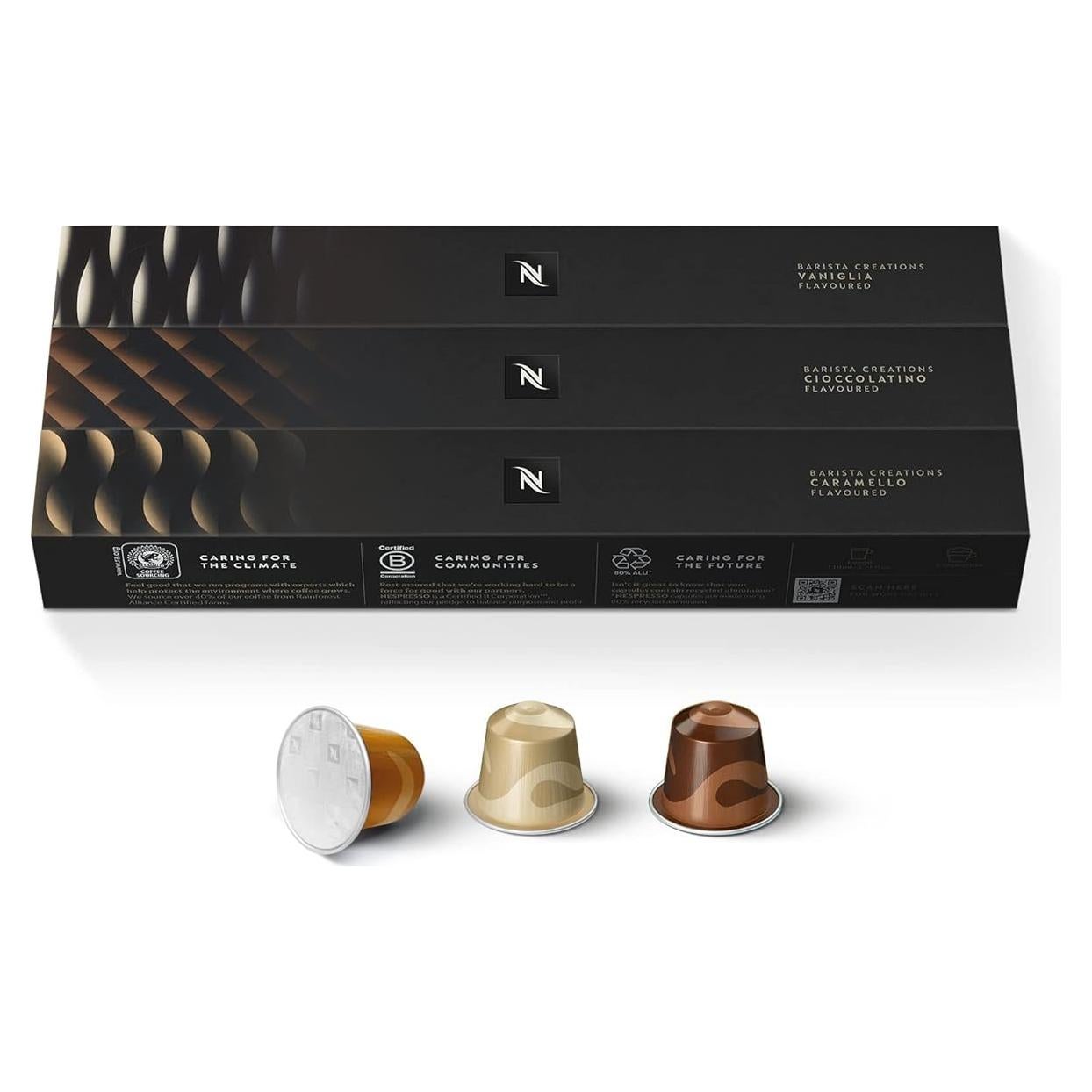 Cápsulas de Café Nespresso Barista 30 Unidades Variedad