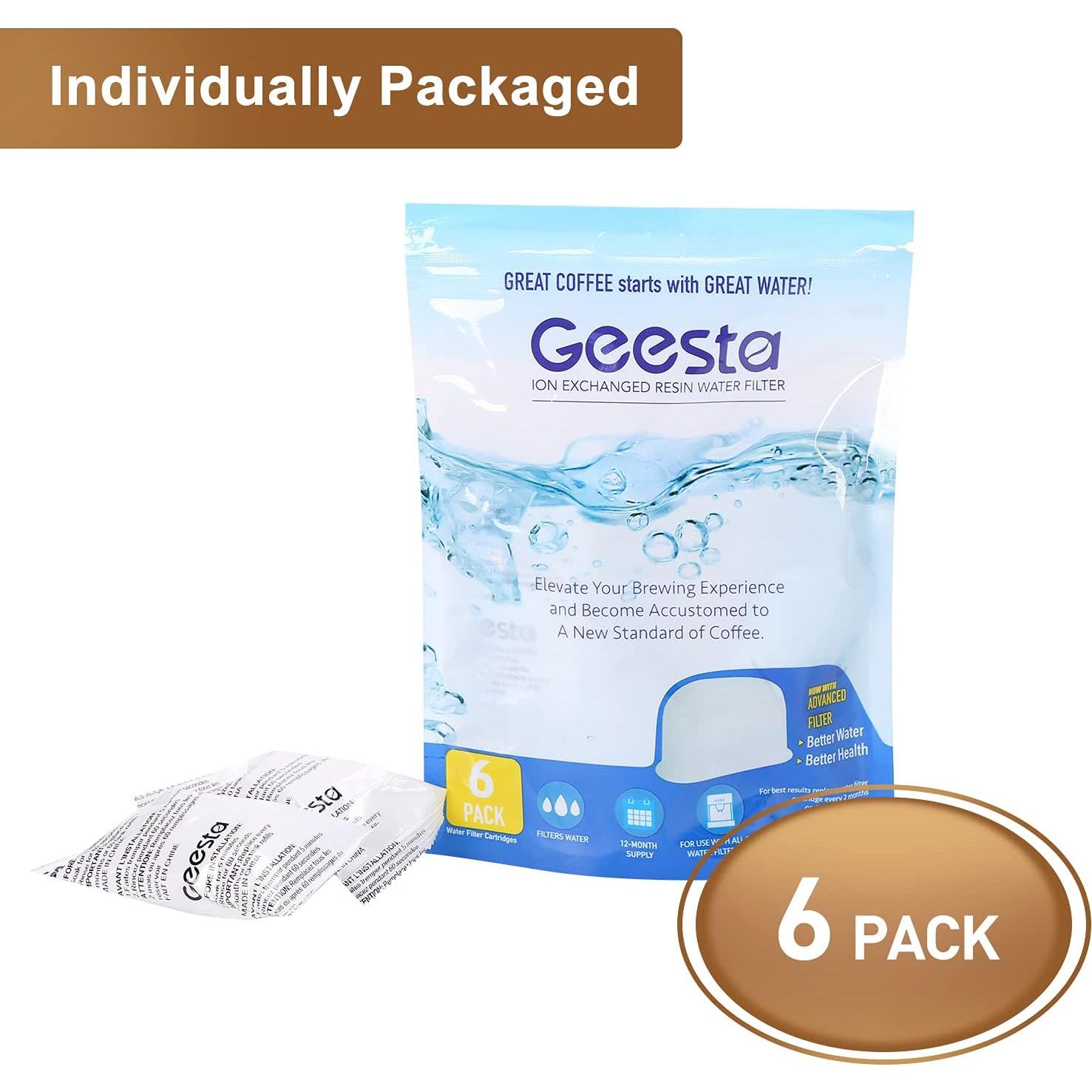 Filtros de Agua Geesta BWF100 - 6 Unidades de Resina