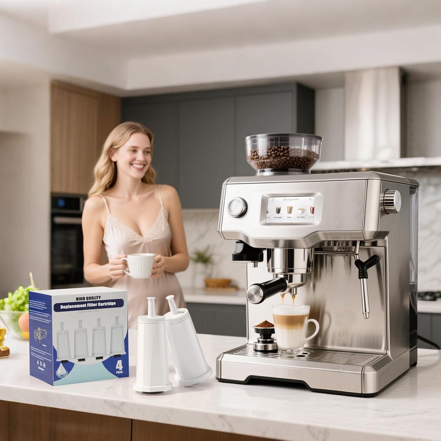 Filtro de Agua Sabethe para Espresso Breville - Paquete de 4