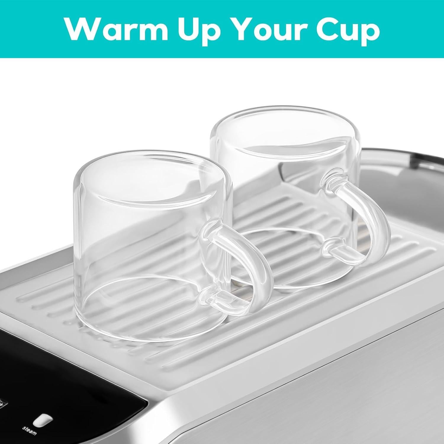 Máquina de Espresso CASABREWS CM5418J 20 Bar Acero Inoxidable