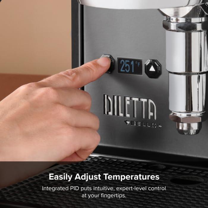 Máquina de Espresso Diletta Bello+ Acero Inoxidable 26.31kg