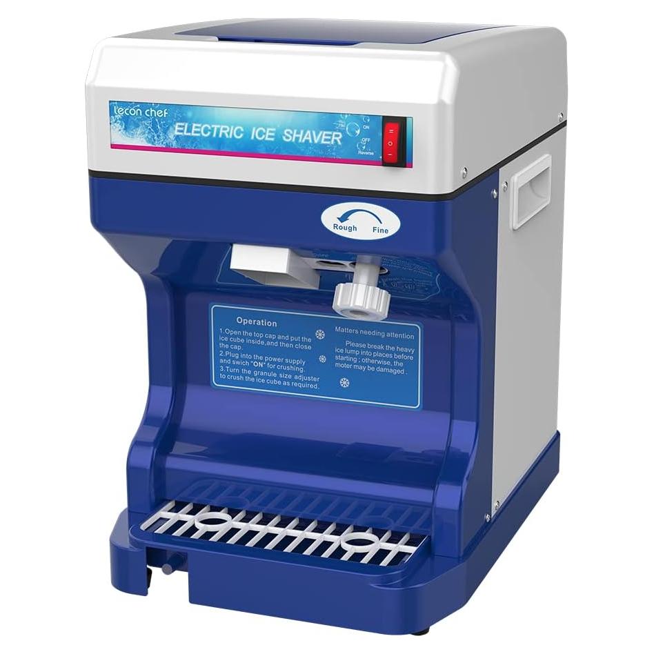 Máquina de Hielo Eléctrica Leconchef 120 kg/h Ajustable