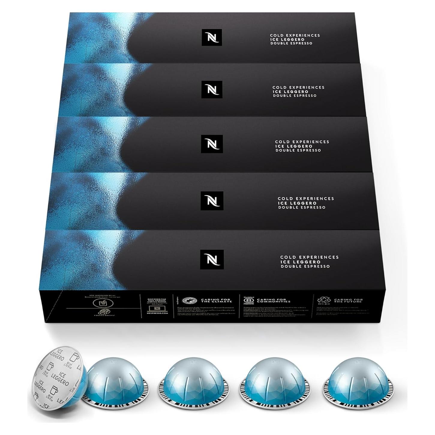 Cápsulas Nespresso Vertuo Ice Leggero 50 Unidades Café