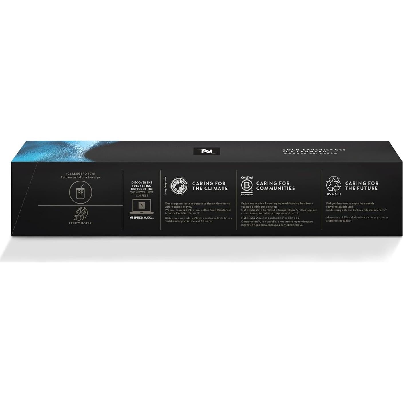 Cápsulas Nespresso Vertuo Ice Leggero 50 Unidades Café