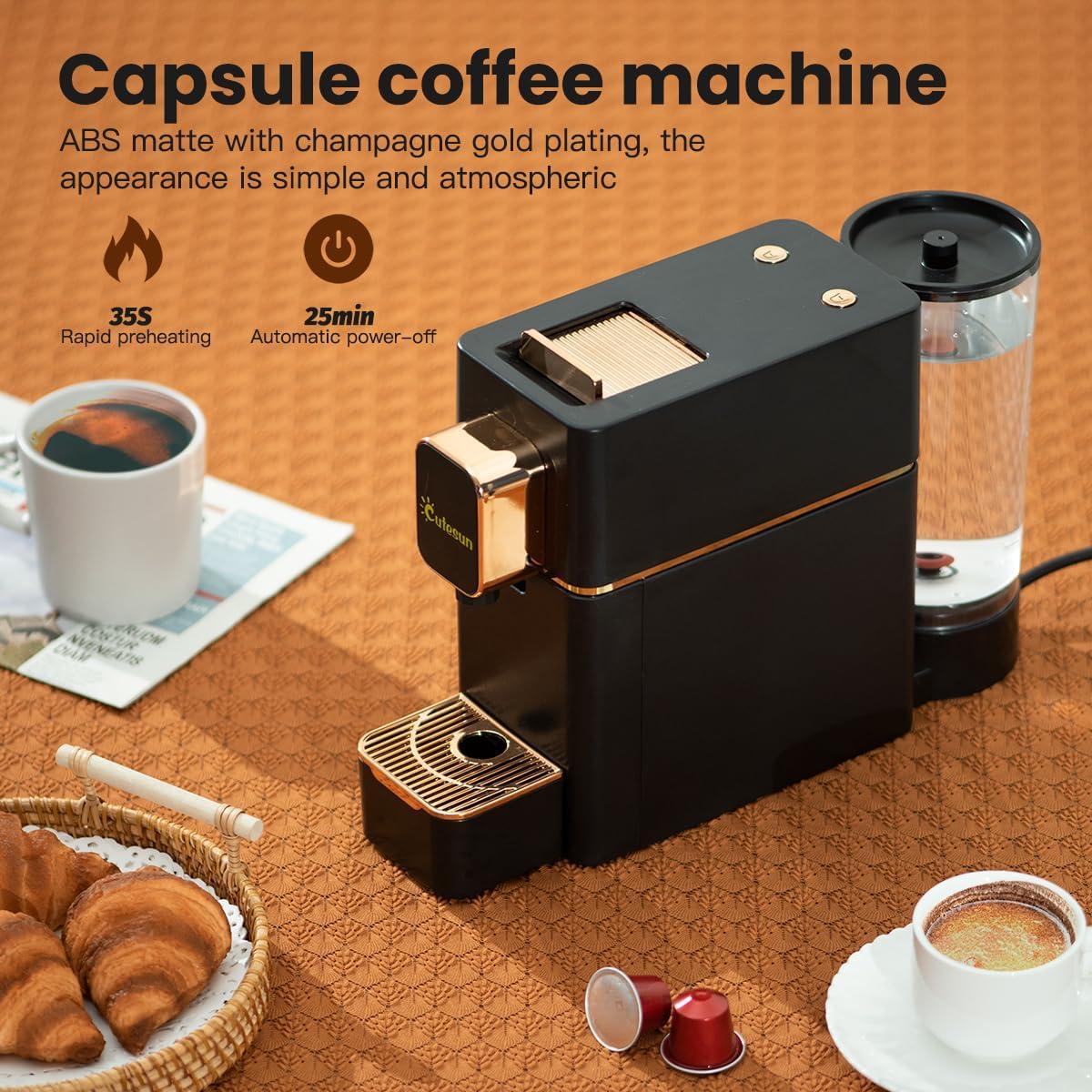 Cafetera Espresso Automática Cutesun Cute-826 Negra 2.72 kg