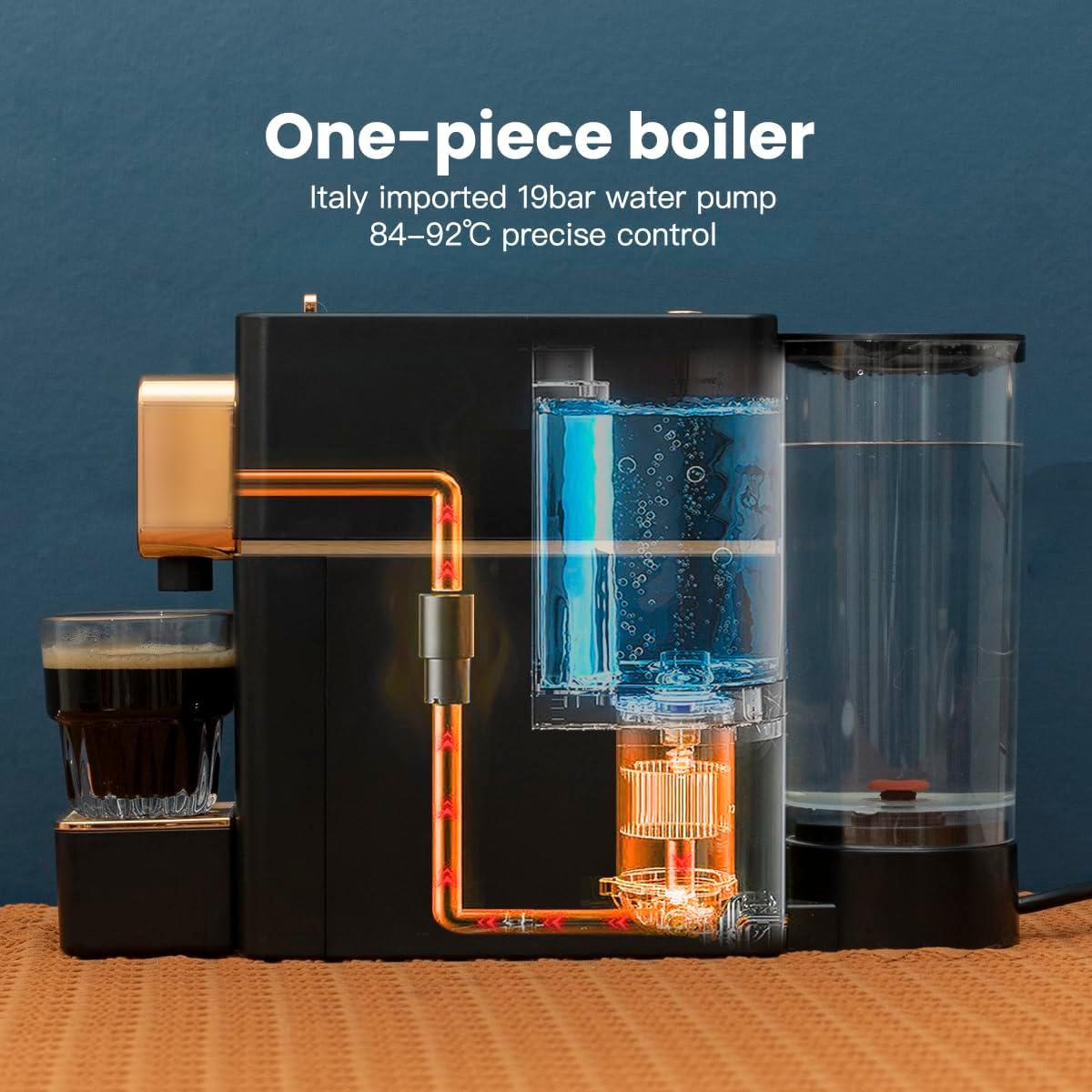 Cafetera Espresso Automática Cutesun Cute-826 Negra 2.72 kg