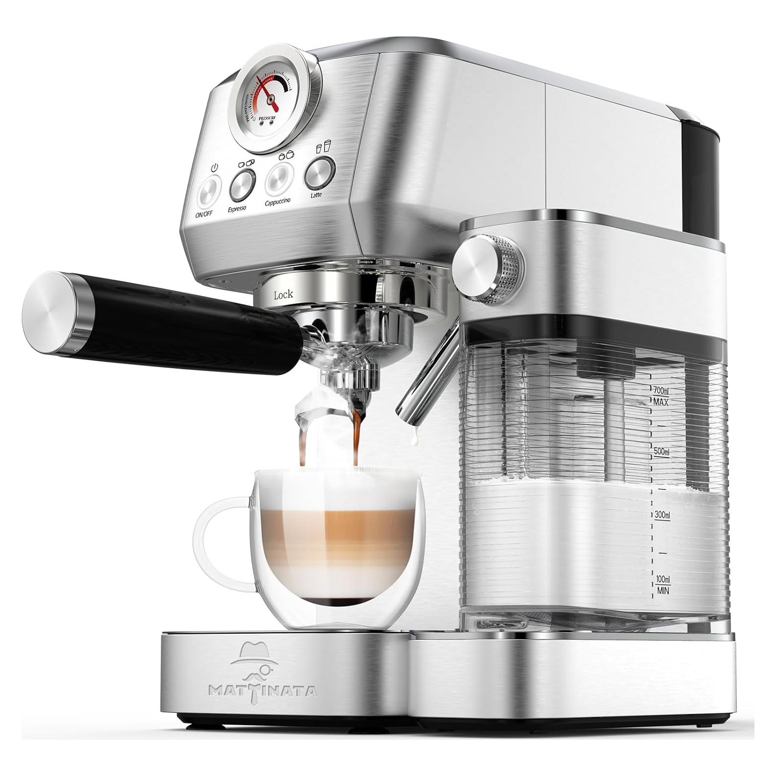 Máquina de café espresso MAttinata I' Alba Pro con espumador automático