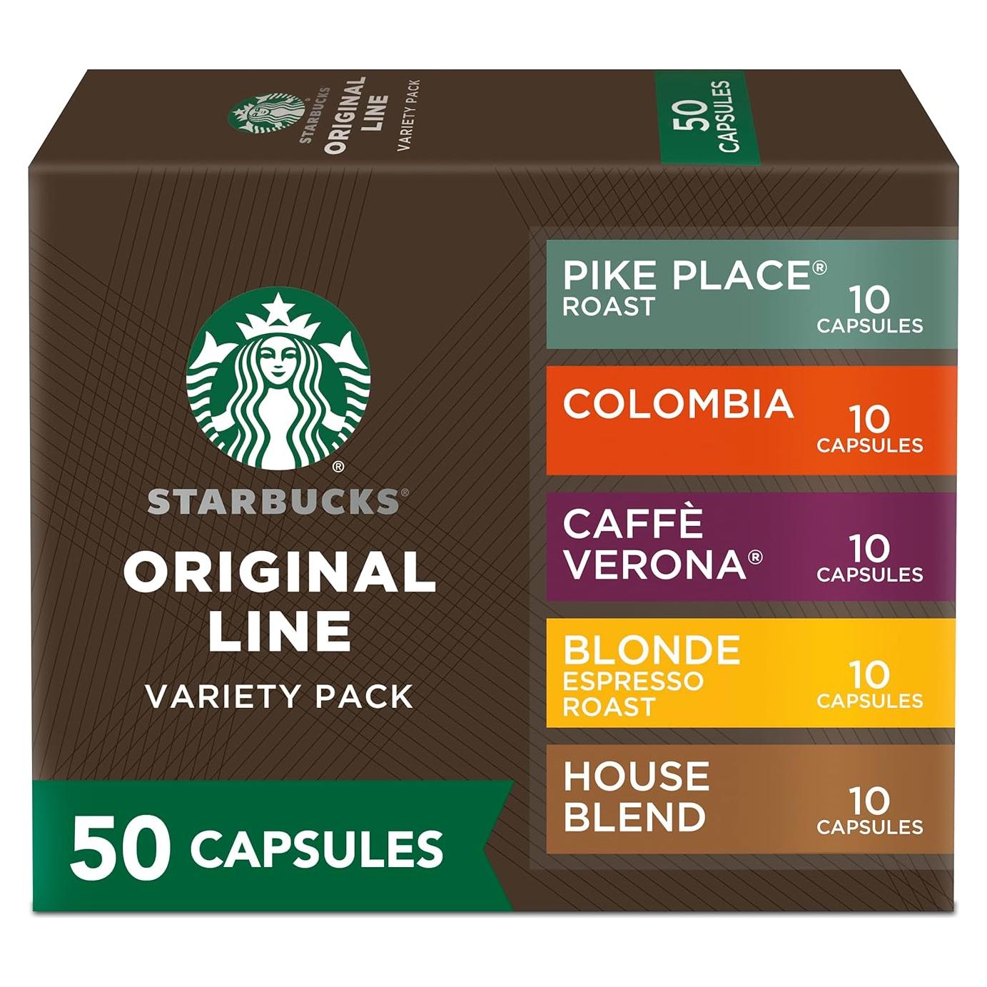 Cápsulas de Café Starbucks por Nespresso 50 Unidades