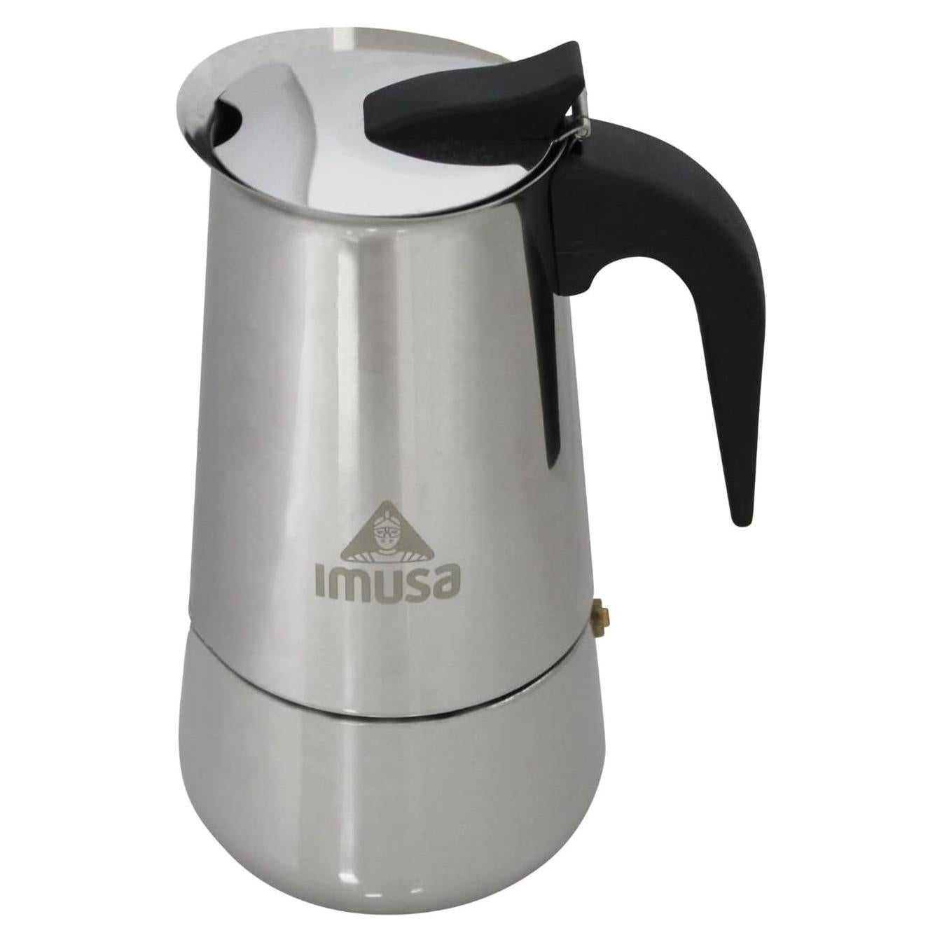 Cafetera Espresso IMUSA de Acero Inoxidable 6 Tazas Plata