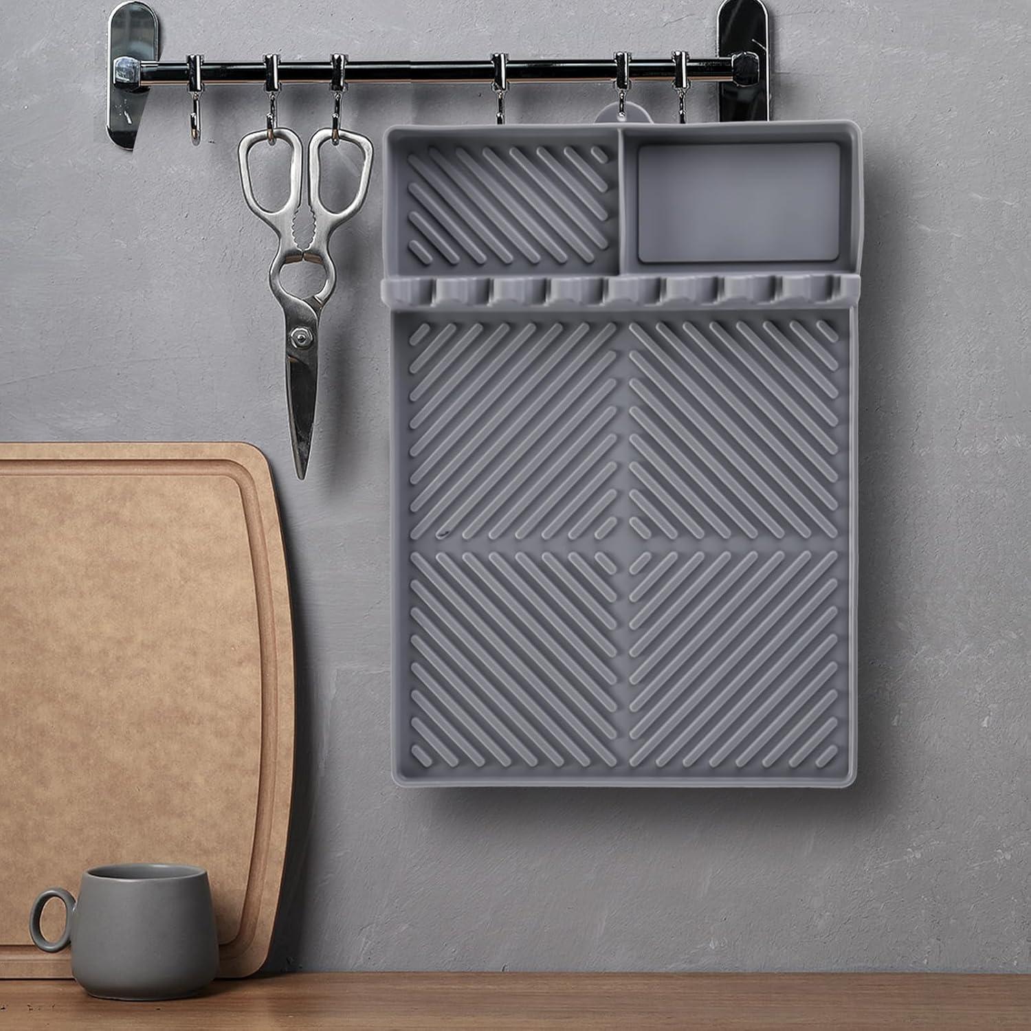 Alfombrilla de Silicona para Parrilla Blackstone 40x29 cm Gris