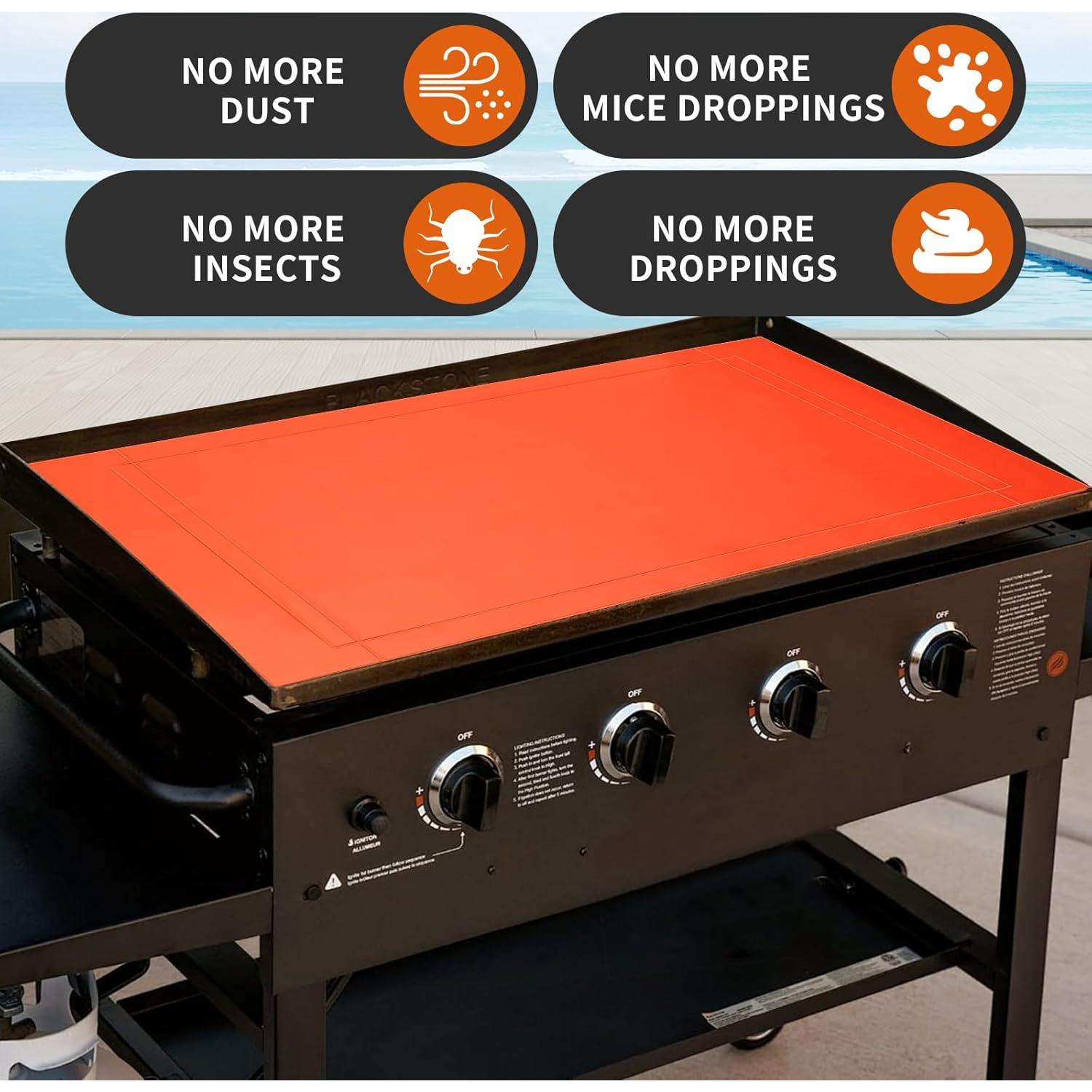 Cubierta de Silicona 91,44 cm AOBHI para Plancha Blackstone