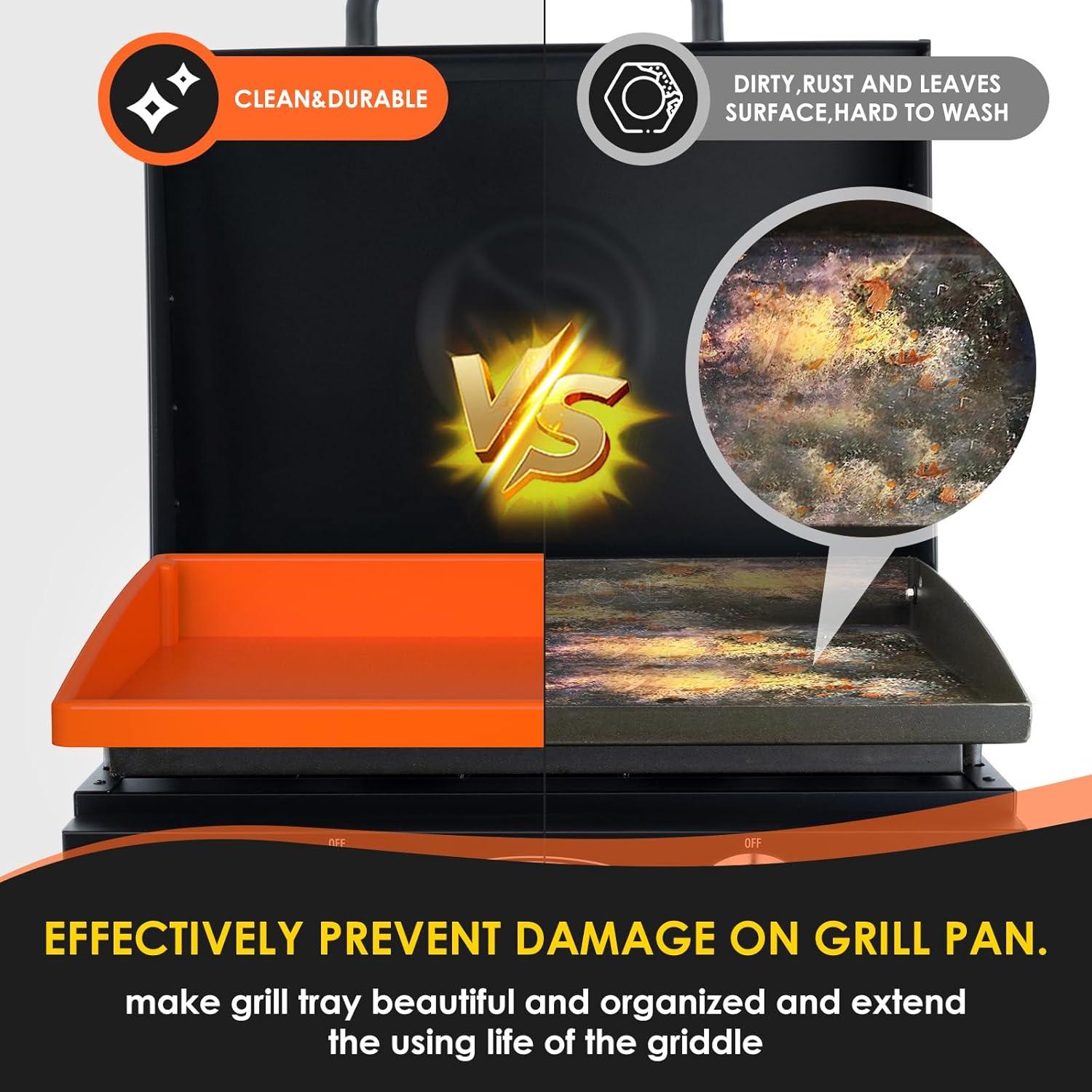 Cubierta de Silicona para Plancha Blackstone 22" Naranja