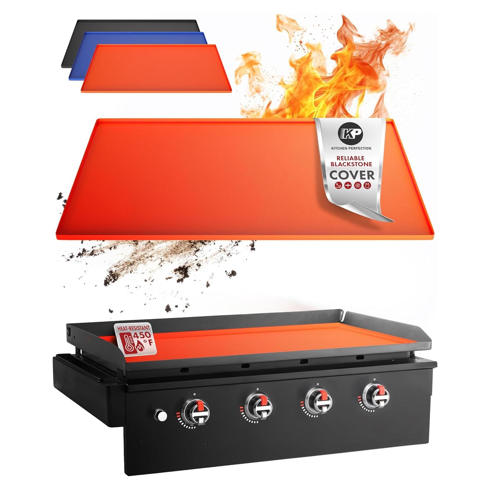 Tapete de Silicona 36" Perfección en la Cocina Naranja