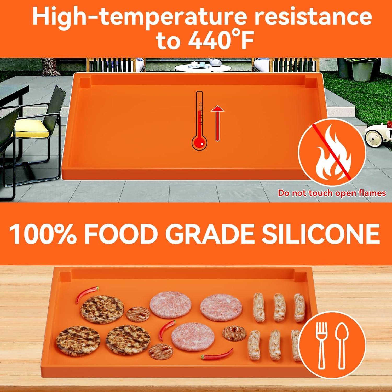 Tapete de Silicona WEPSEN 36" Grado Alimenticio para Parrilla