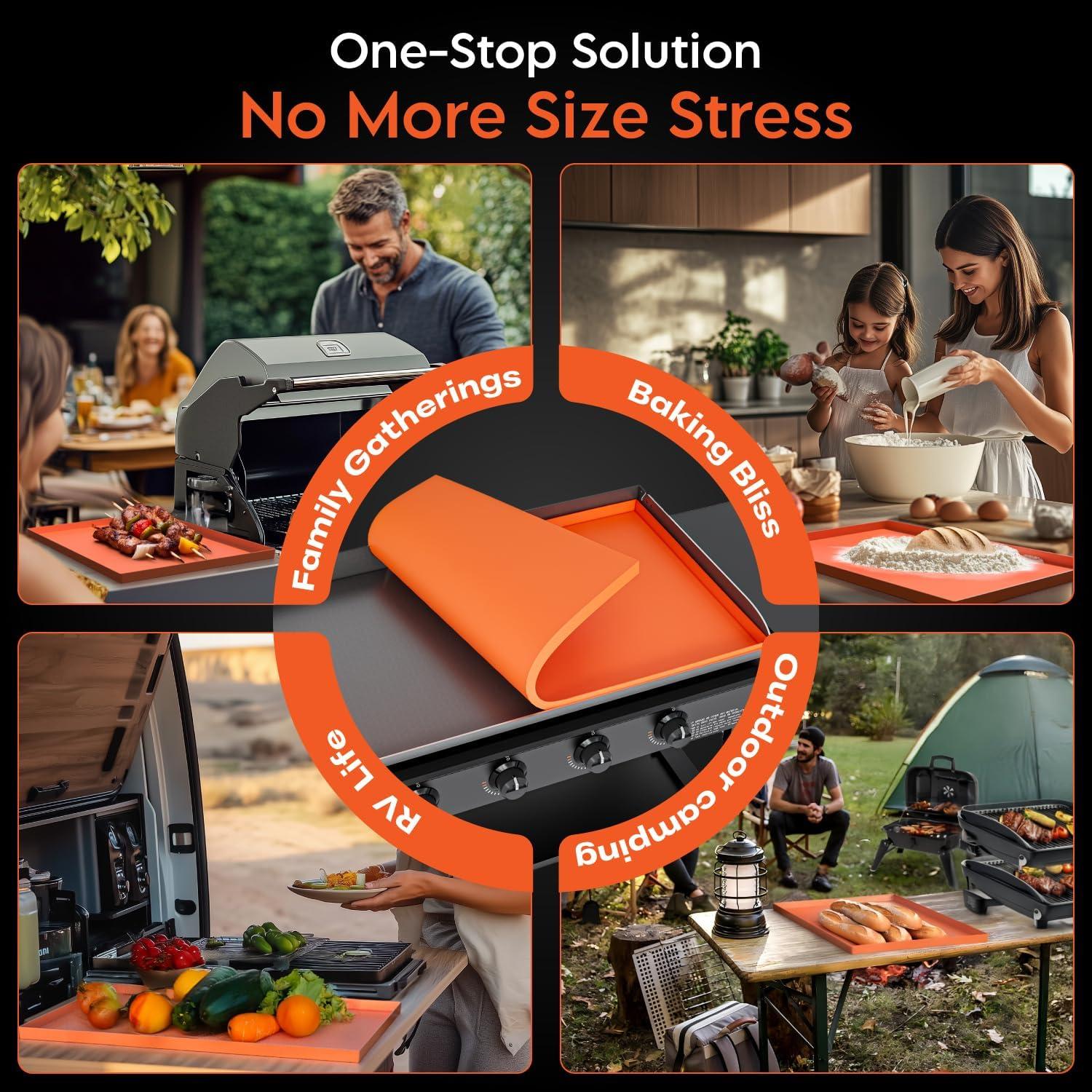 Alfombrilla de Silicona Alawooder 36" para Plancha Blackstone