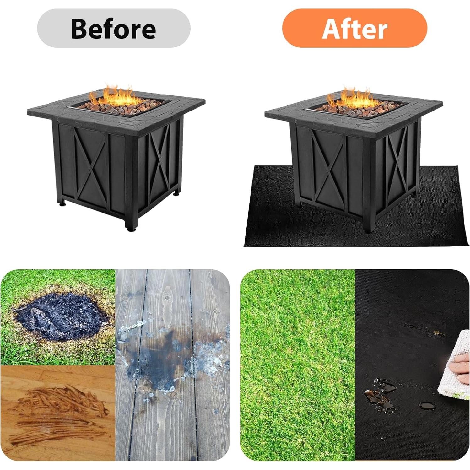 Mat de Parrilla Reutilizable BAKEWAY 91x122 cm Resistente al Fuego