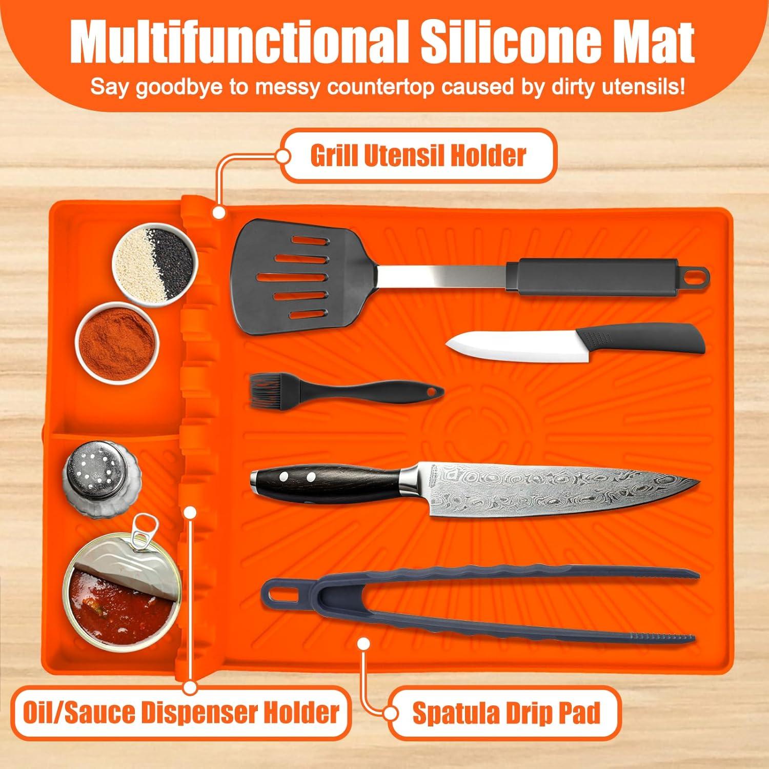 Alfombrilla de Silicona Nuorest 40x29 cm para Parrilla