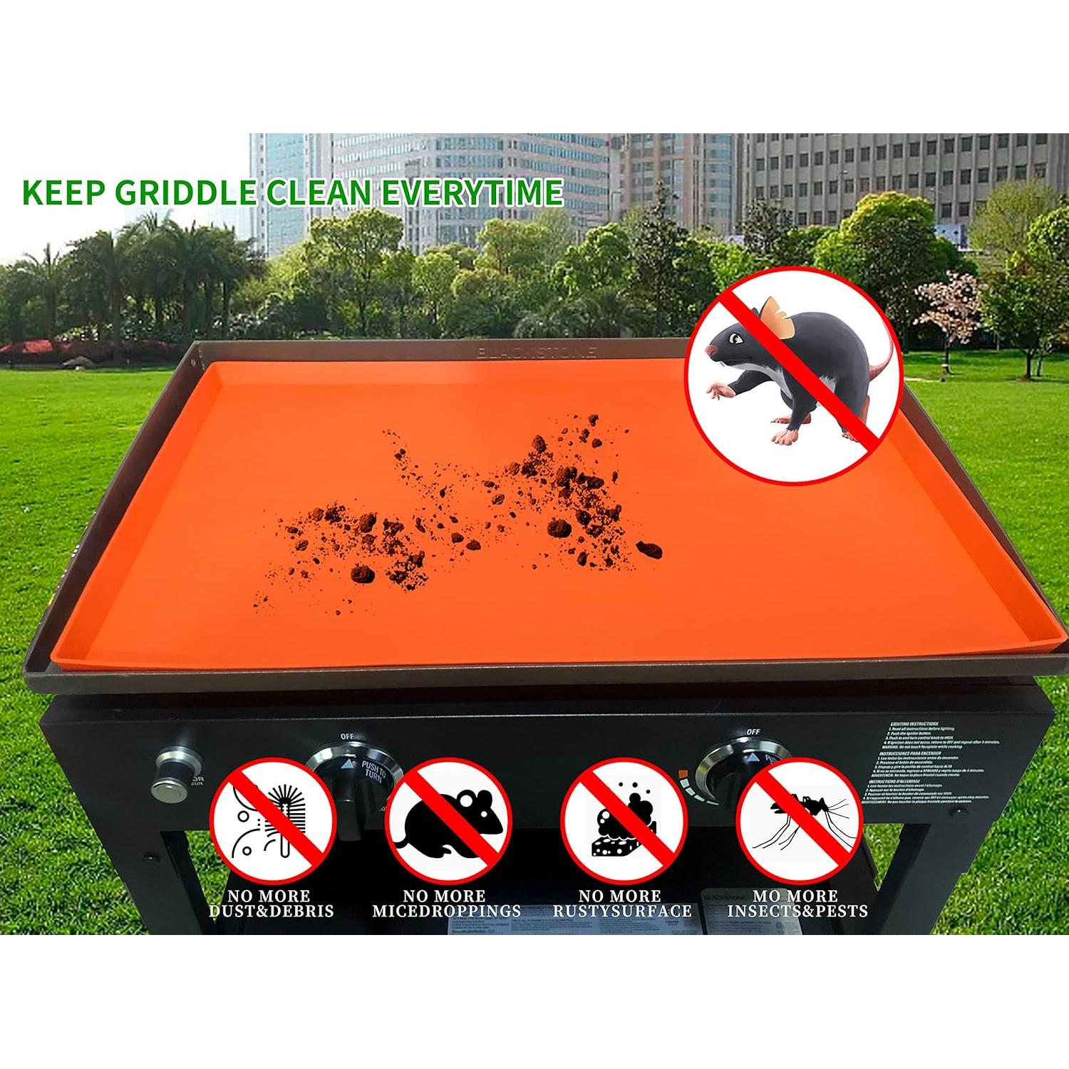 Alfombrilla de Silicona Favfully 28" para Parrilla Blackstone