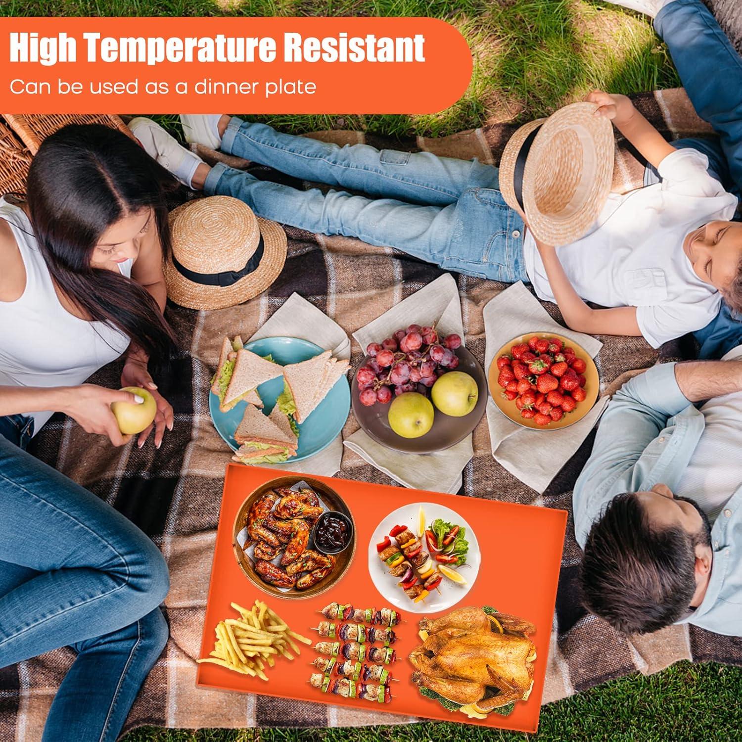 Alfombrilla de Silicona Favfully 28" para Parrilla Blackstone