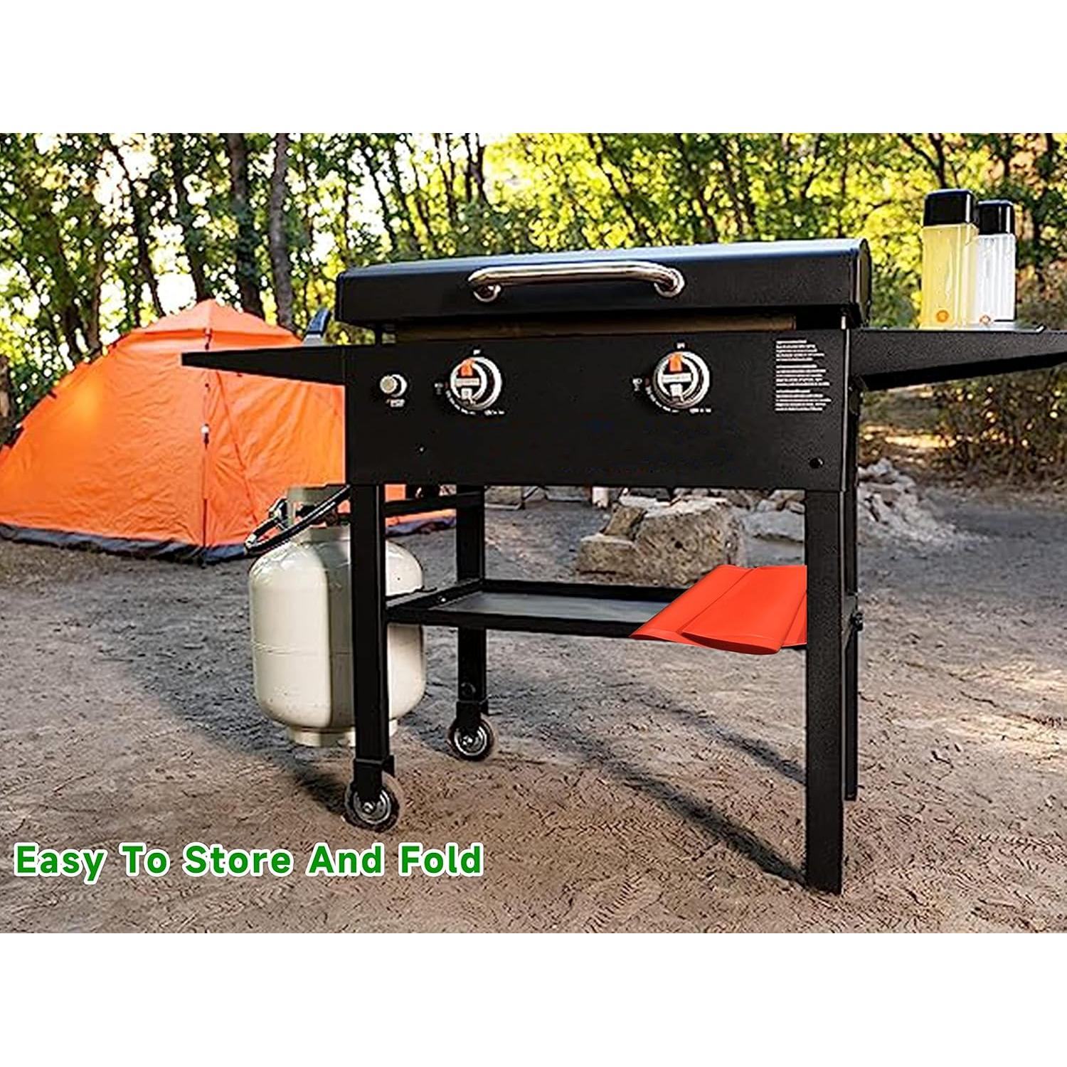 Alfombrilla de Silicona Favfully 28" para Parrilla Blackstone