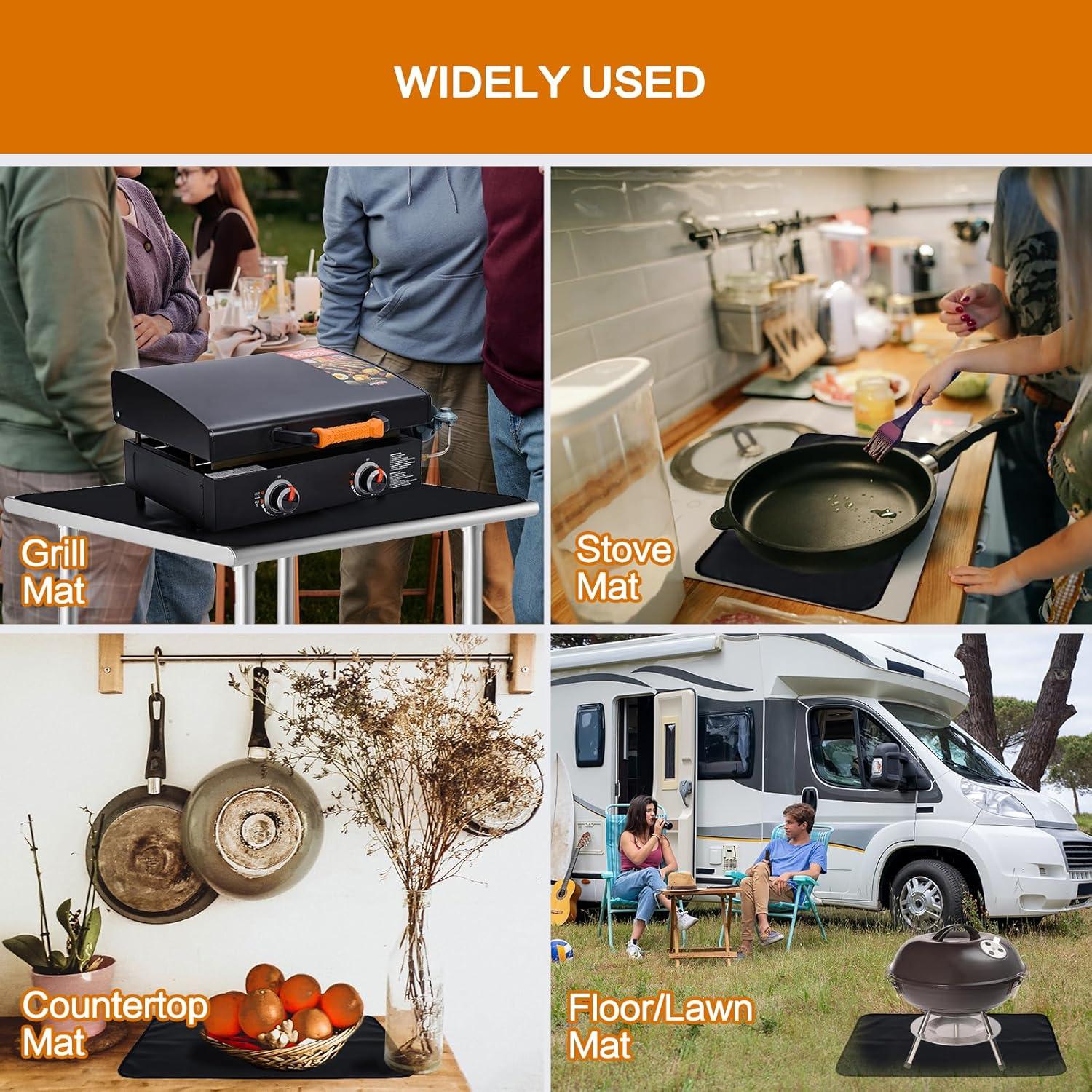 Alfombrilla Ignífuga SUITMAT 50.8 x 76.2 cm para Parrilla