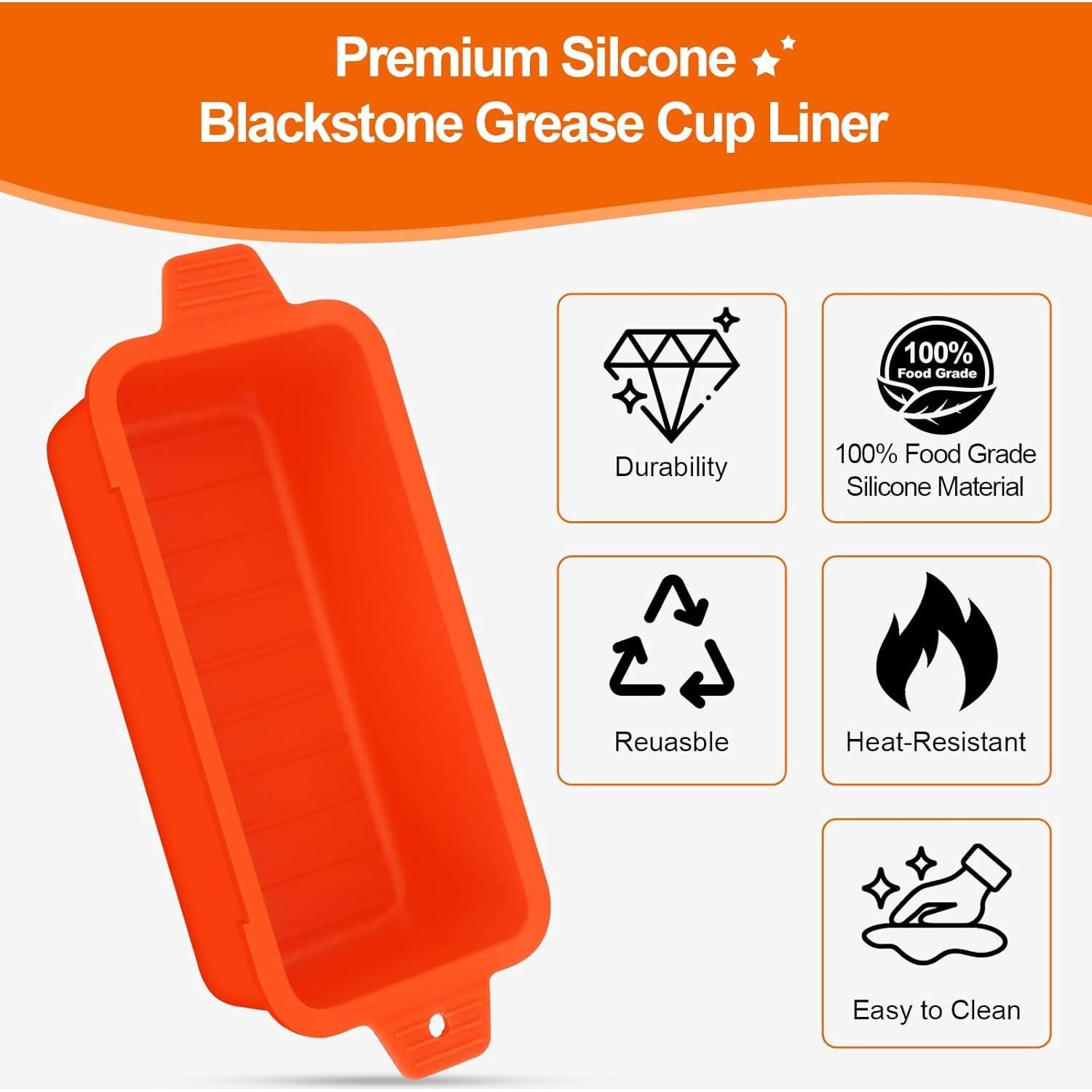 Forros de Silicona Reutilizables Oliggive para Plancha 17.78 cm