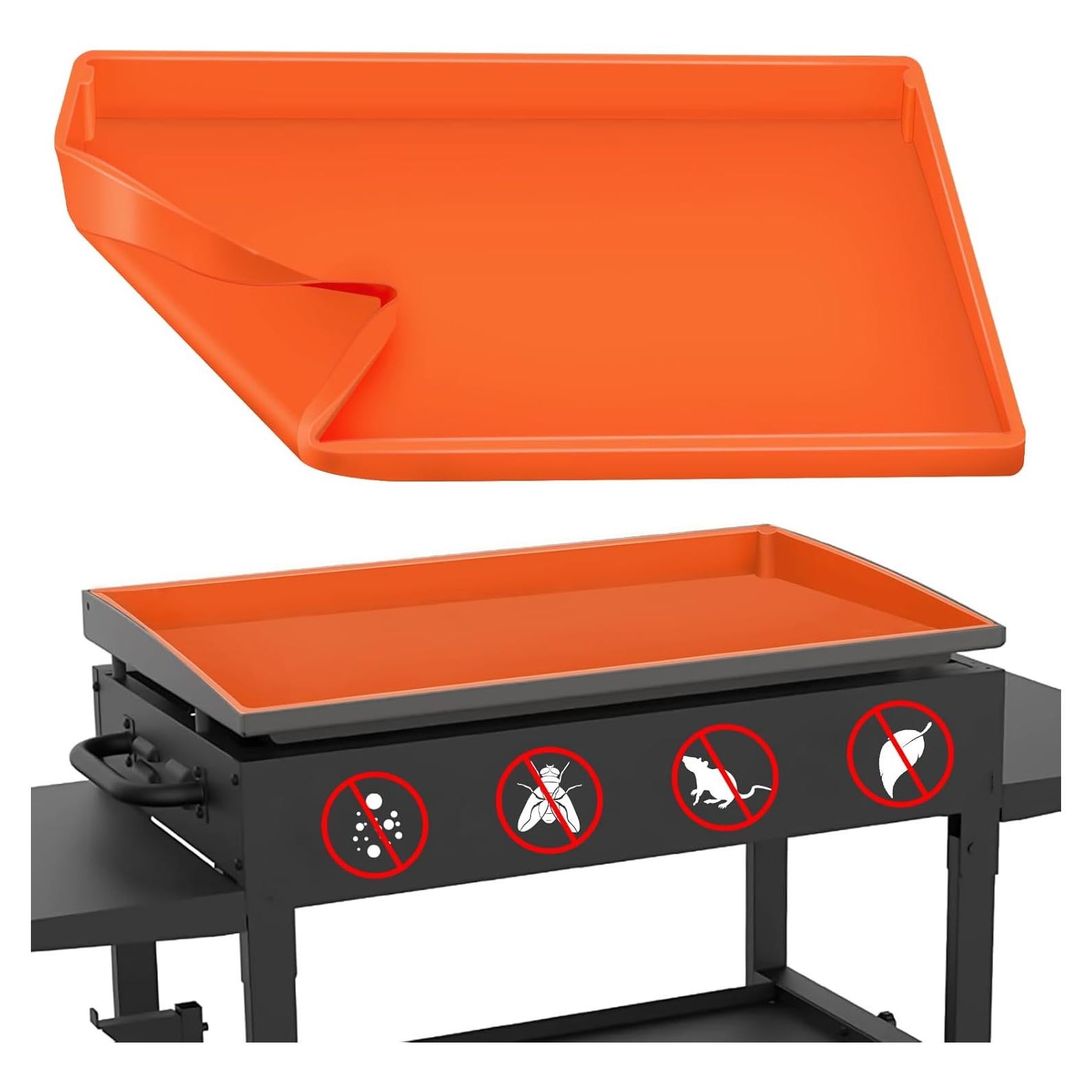 Alfombrilla de Silicona HONSREO 91,44 cm Naranja para Plancha