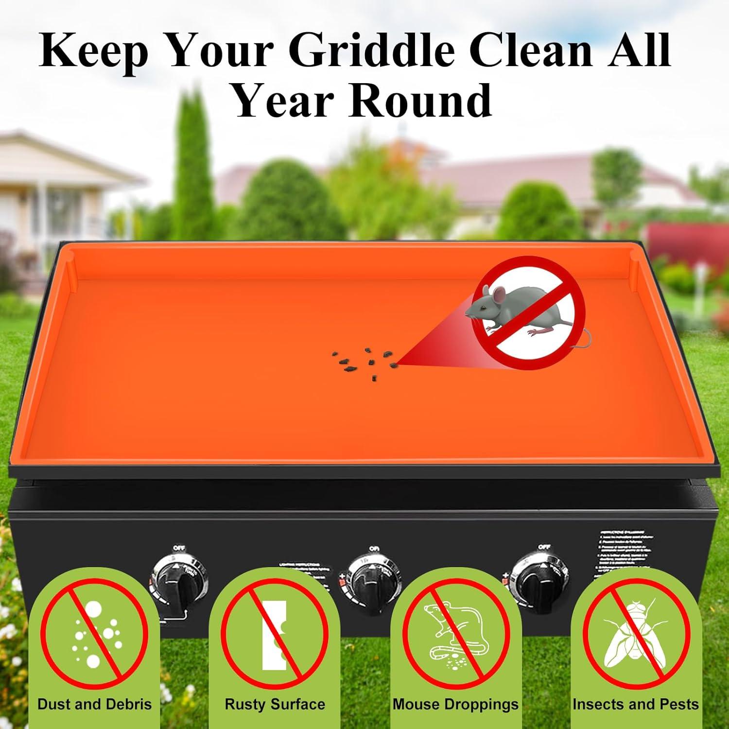 Alfombrilla de Silicona HONSREO 91,44 cm Naranja para Plancha