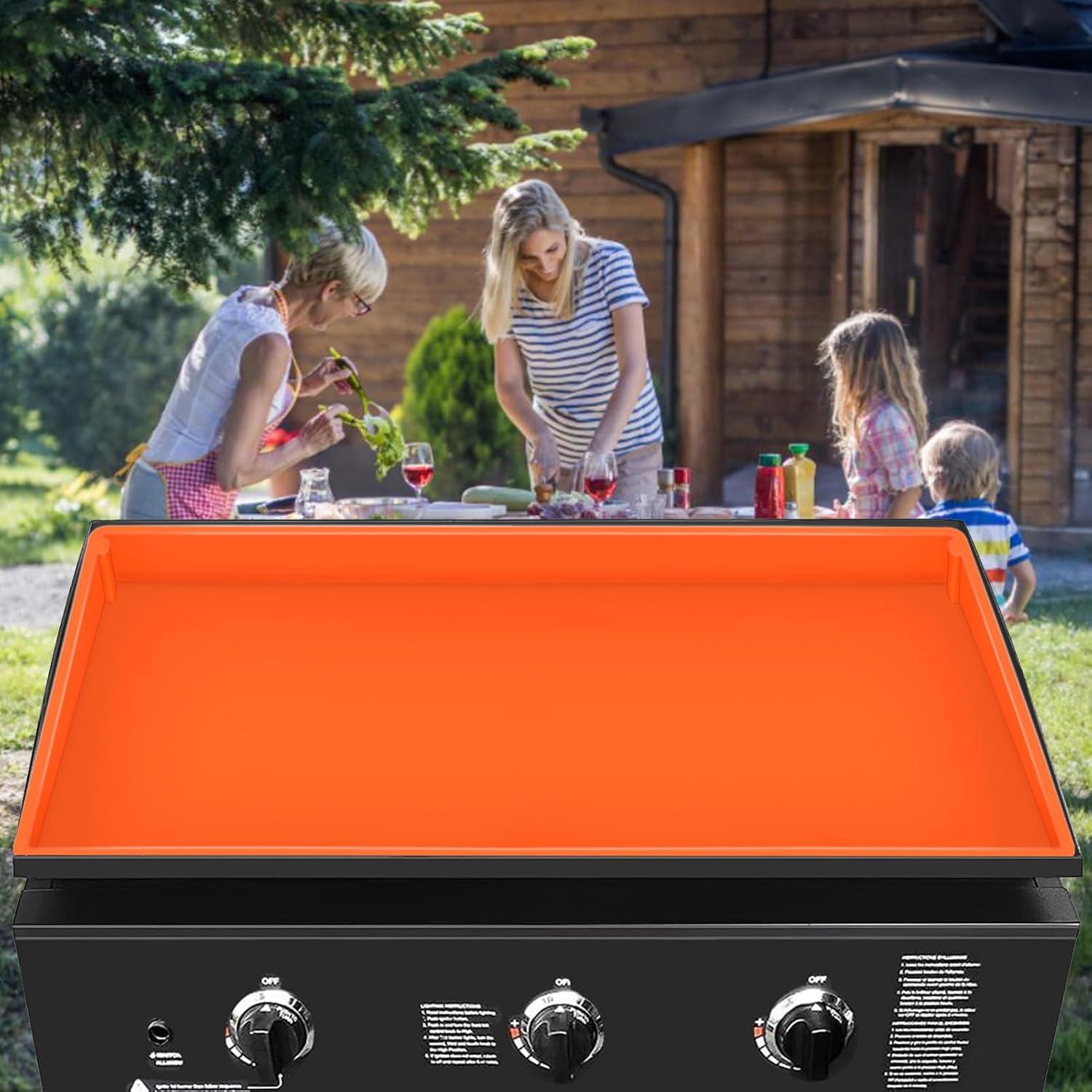 Alfombrilla de Silicona HONSREO 91,44 cm Naranja para Plancha