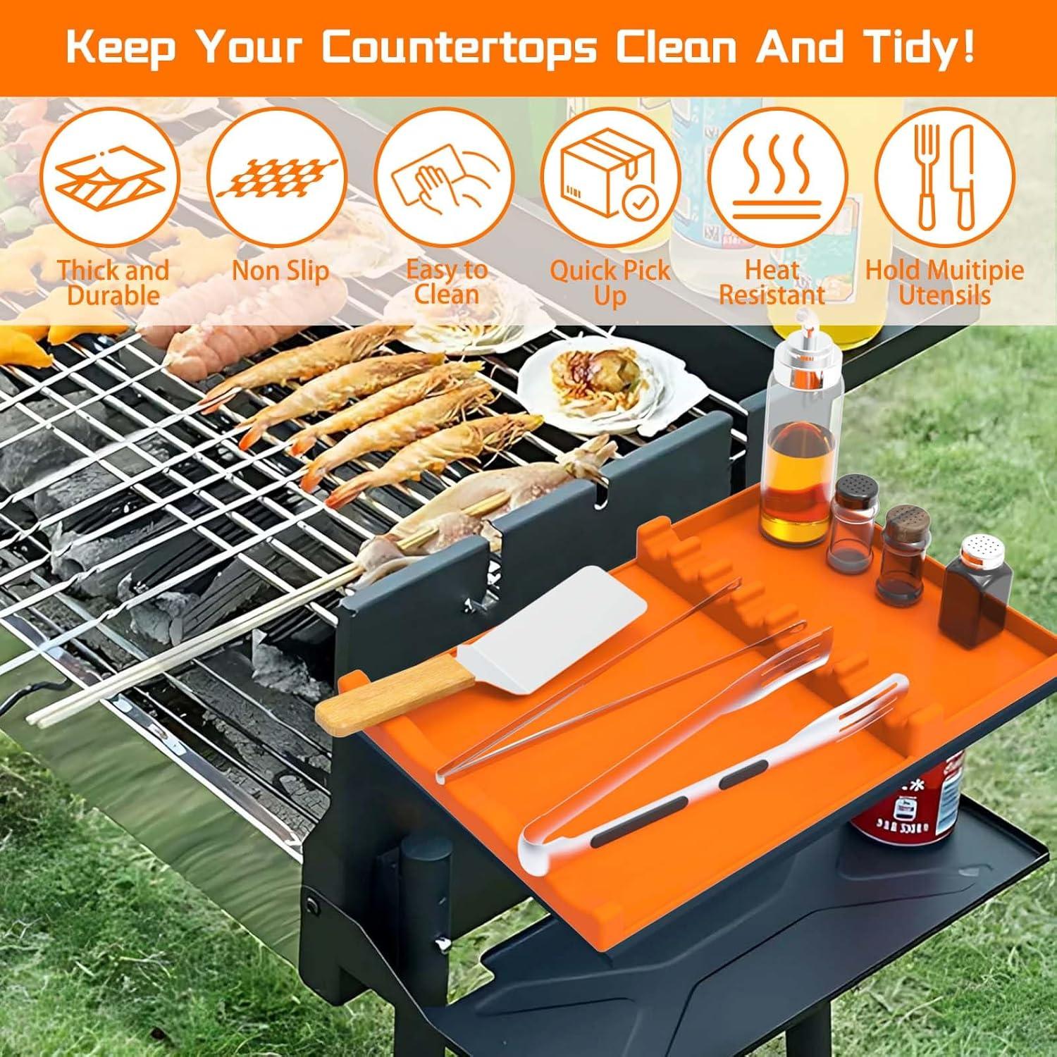 Alfombrilla de Silicona para Parrilla Blackstone 43x29 cm