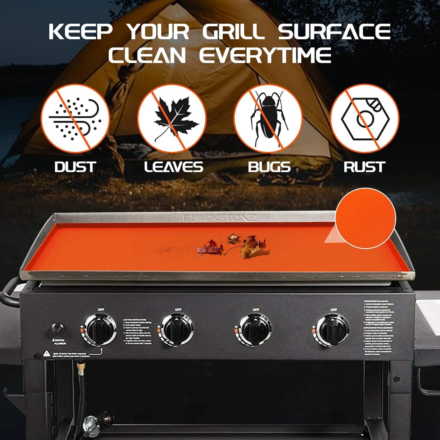 Alfombrilla de silicona Beofinest para plancha 36" Naranja