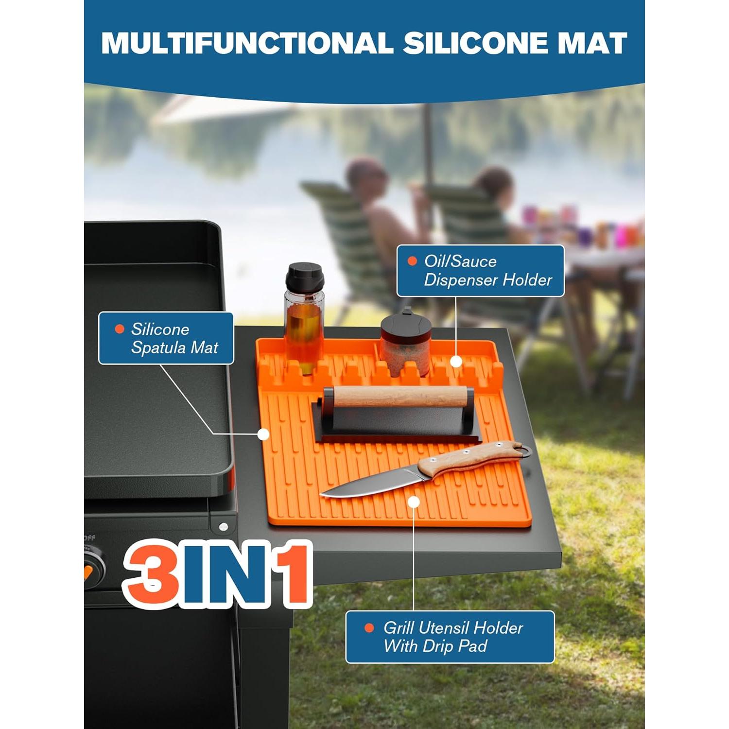 Almohadilla de Silicona para Parrilla Blackstone 40,6x29,2cm