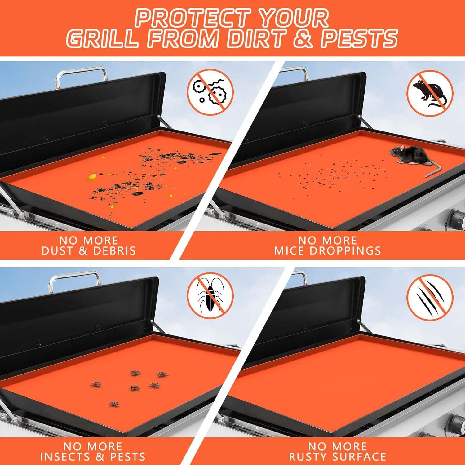 Tapete de Silicona Naranja MBYLOEBA para Plancha 91 cm