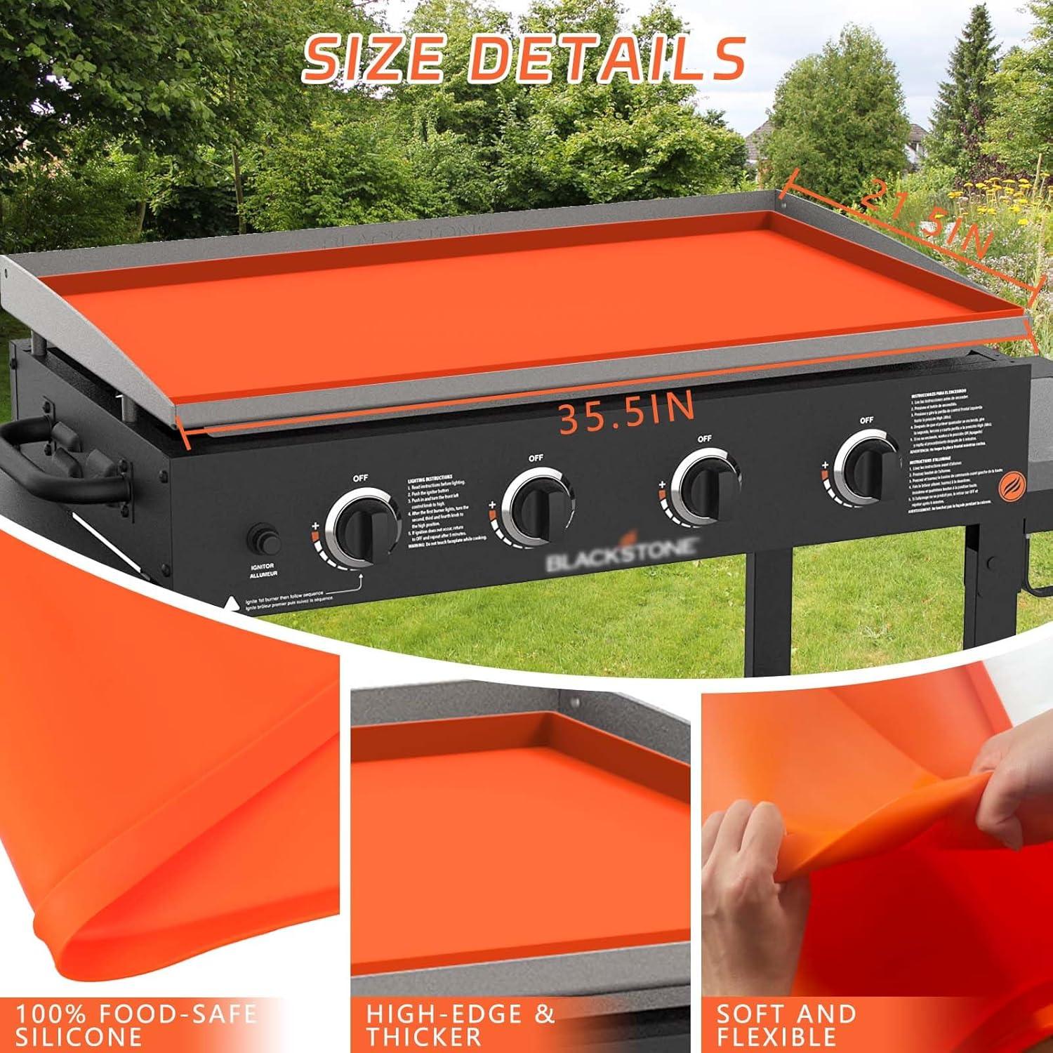 Tapete de Silicona Naranja MBYLOEBA para Plancha 91 cm