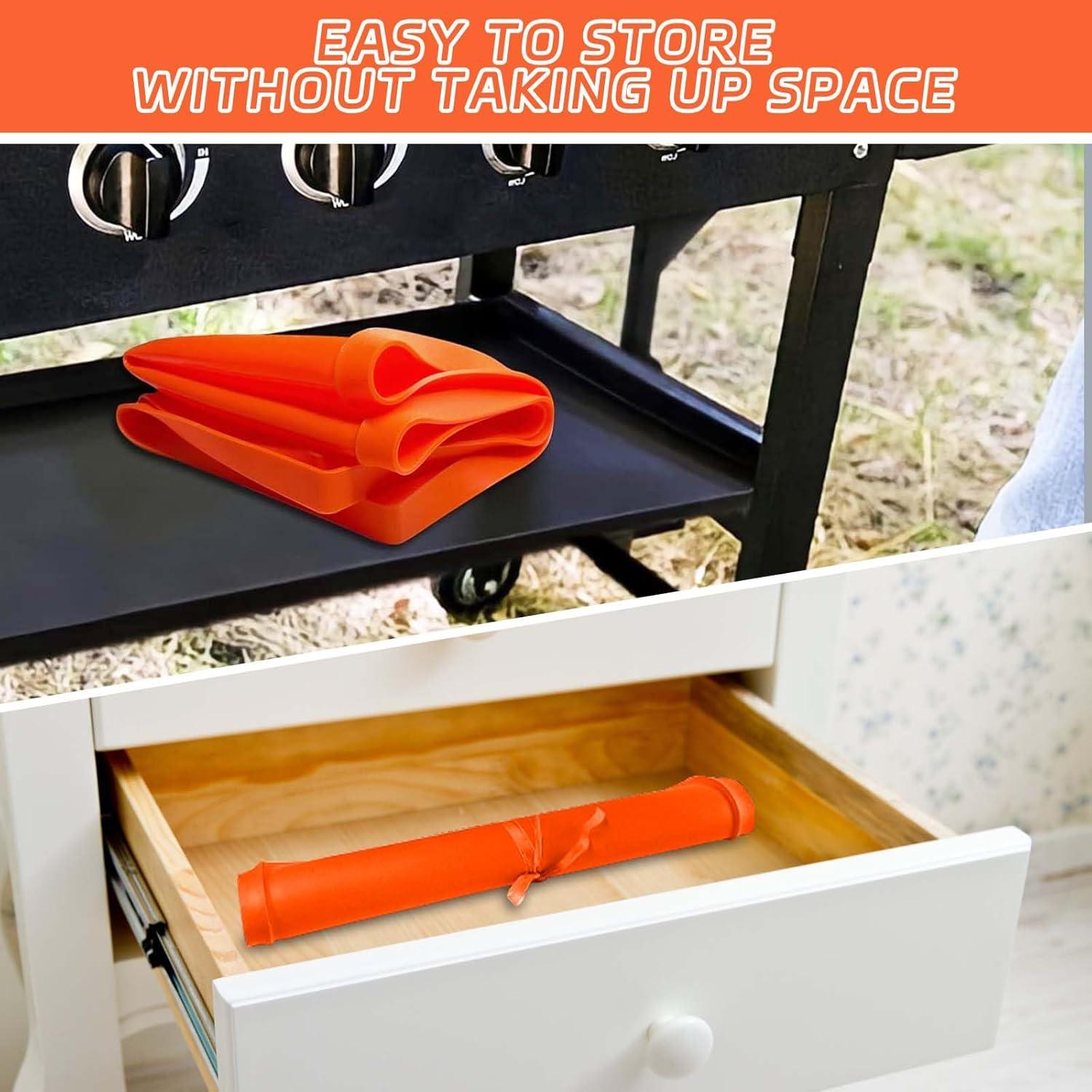 Tapete de Silicona Naranja MBYLOEBA para Plancha 91 cm