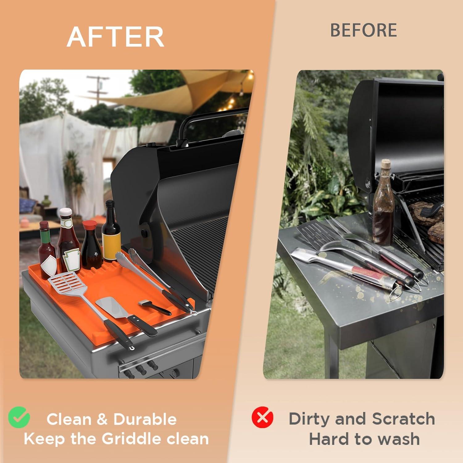 Alfombrilla de Silicona JACZZO para BBQ Blackstone 43x29 cm