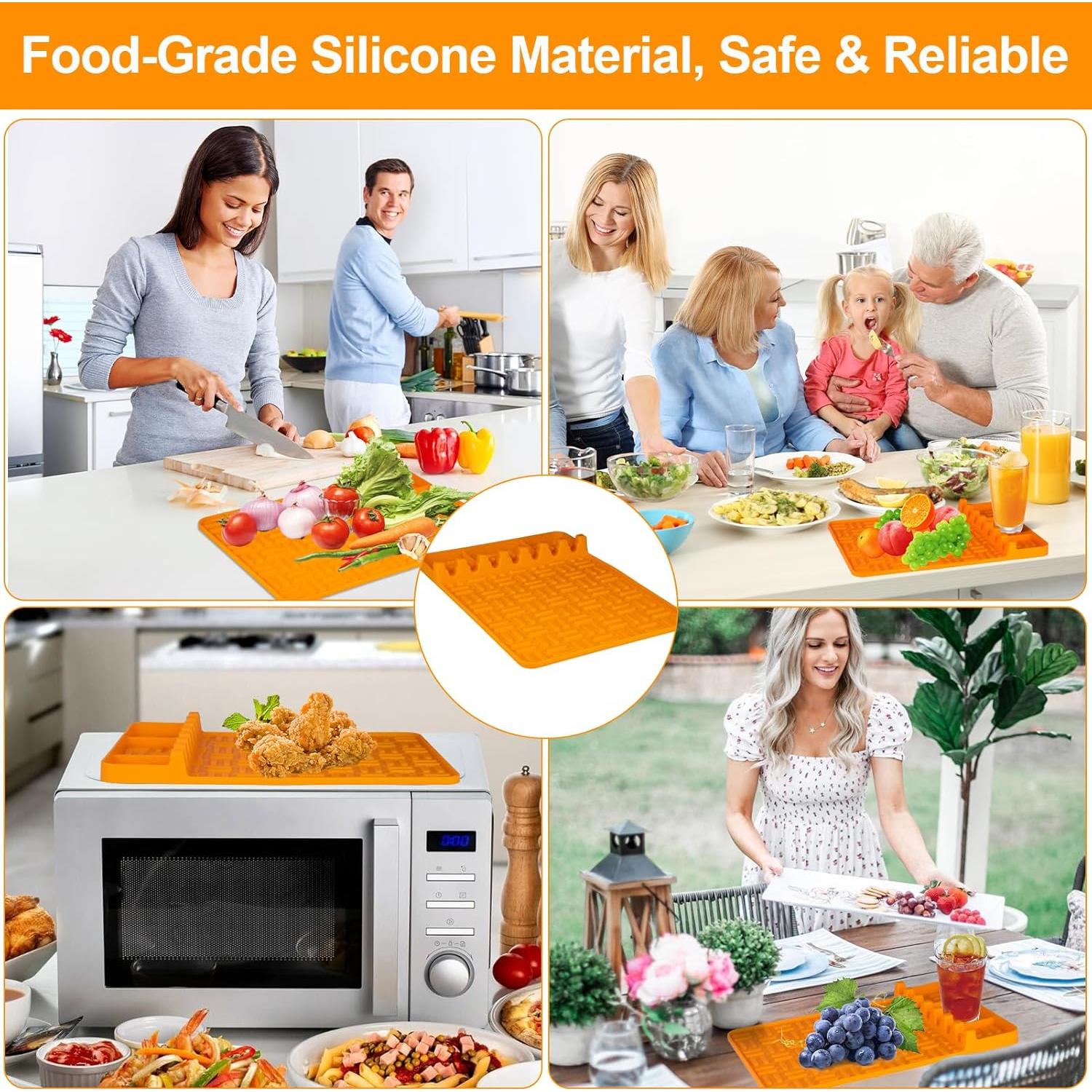 Alfombrilla de Silicona Hidnvefen para Blackstone 40x29 cm