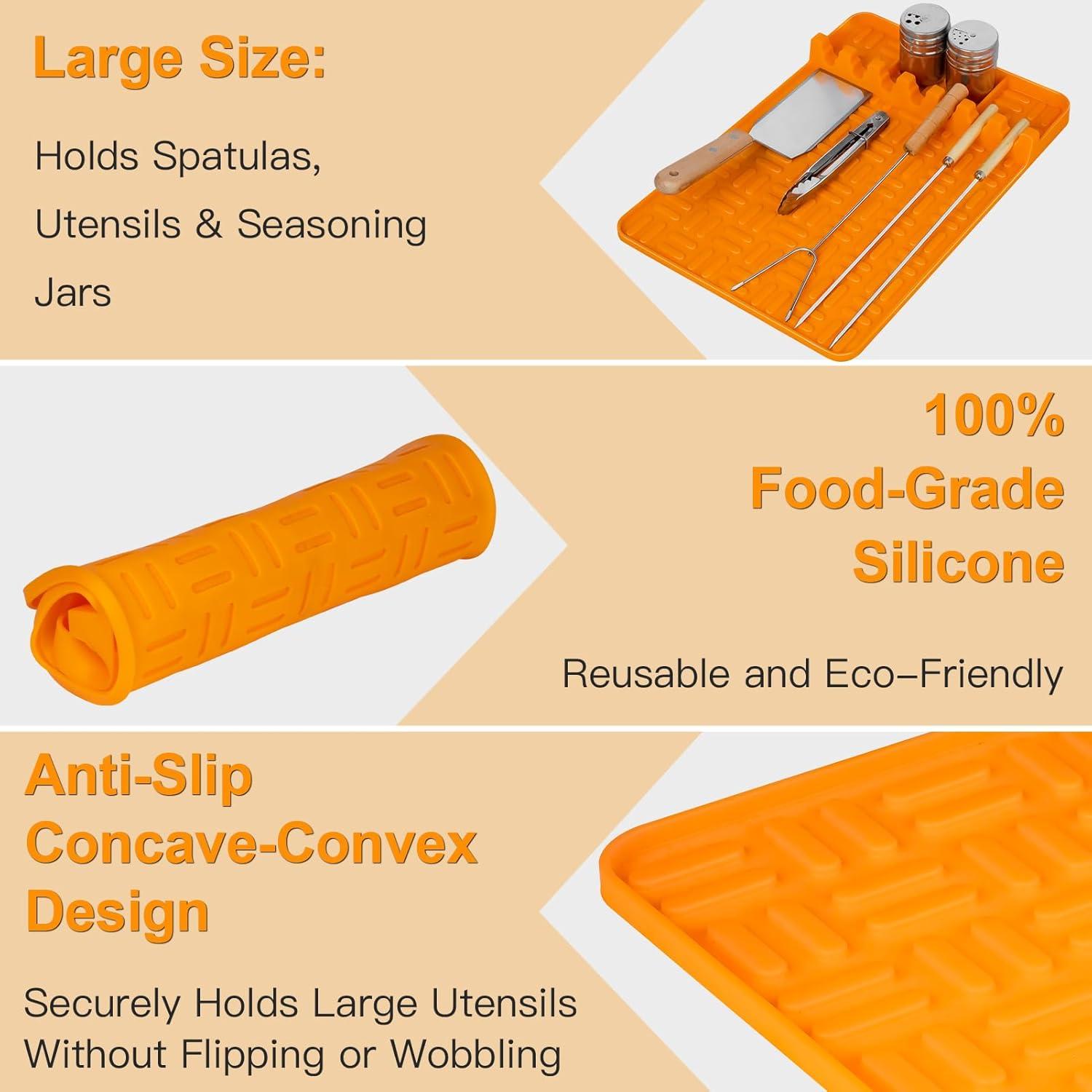 Alfombrilla de Silicona Hidnvefen para Blackstone 40x29 cm