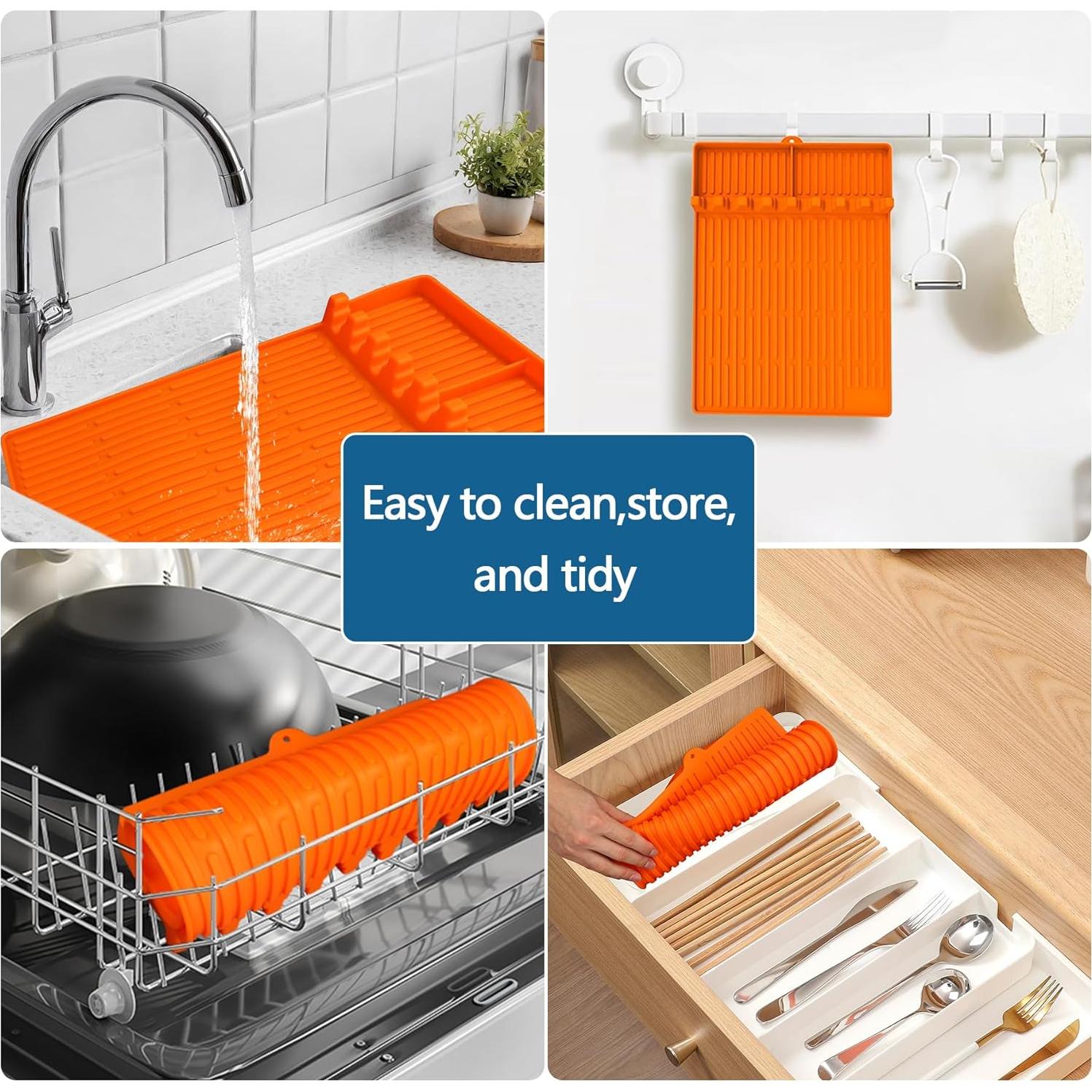 Alfombrilla de Silicona MAXTBEE para Parrilla BBQ 40x29 cm