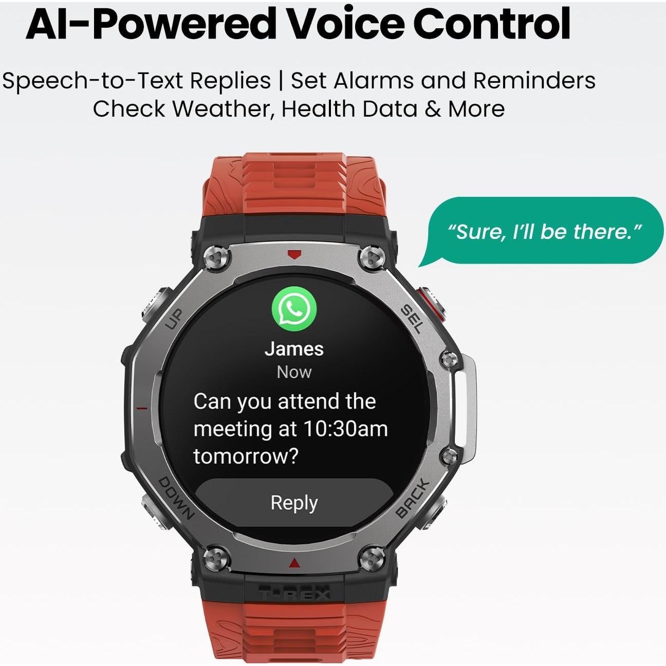 Reloj Inteligente Amazfit T-Rex 3 Militar 48mm GPS 100m