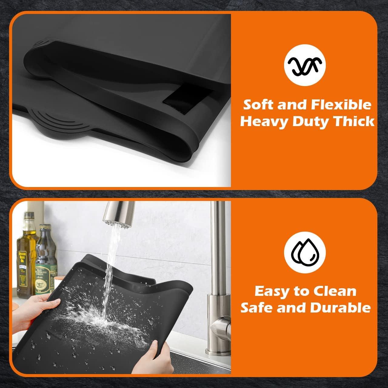 Tapete de Silicona 36" Hydream para Plancha Blackstone - Negro