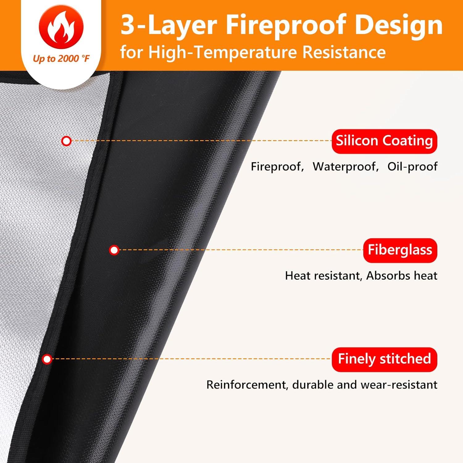 Alfombrilla para Parrilla Keeswin 177,8 x 101,6 cm Resistente