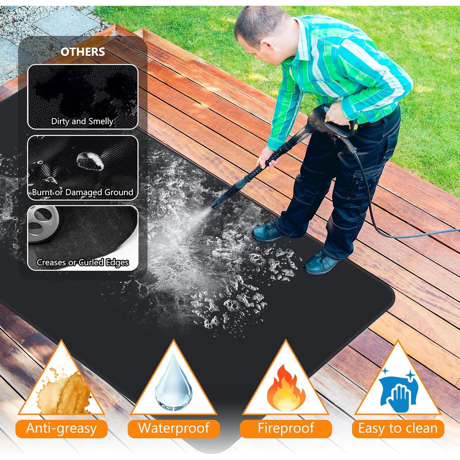 Alfombrilla para Parrilla Keeswin 177,8 x 101,6 cm Resistente