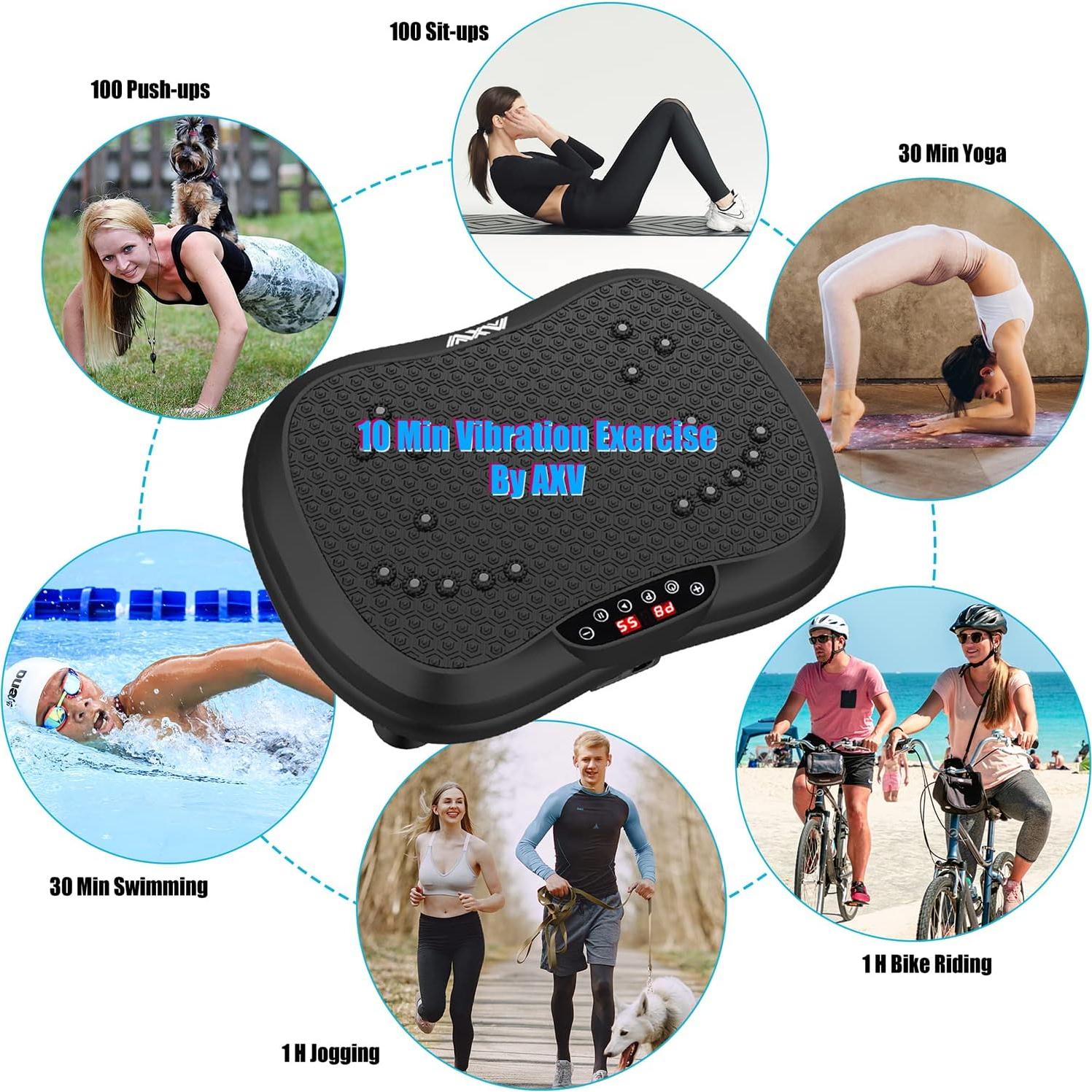 Máquina de Vibración AXV Mini, Fitness Portátil 99 RPM