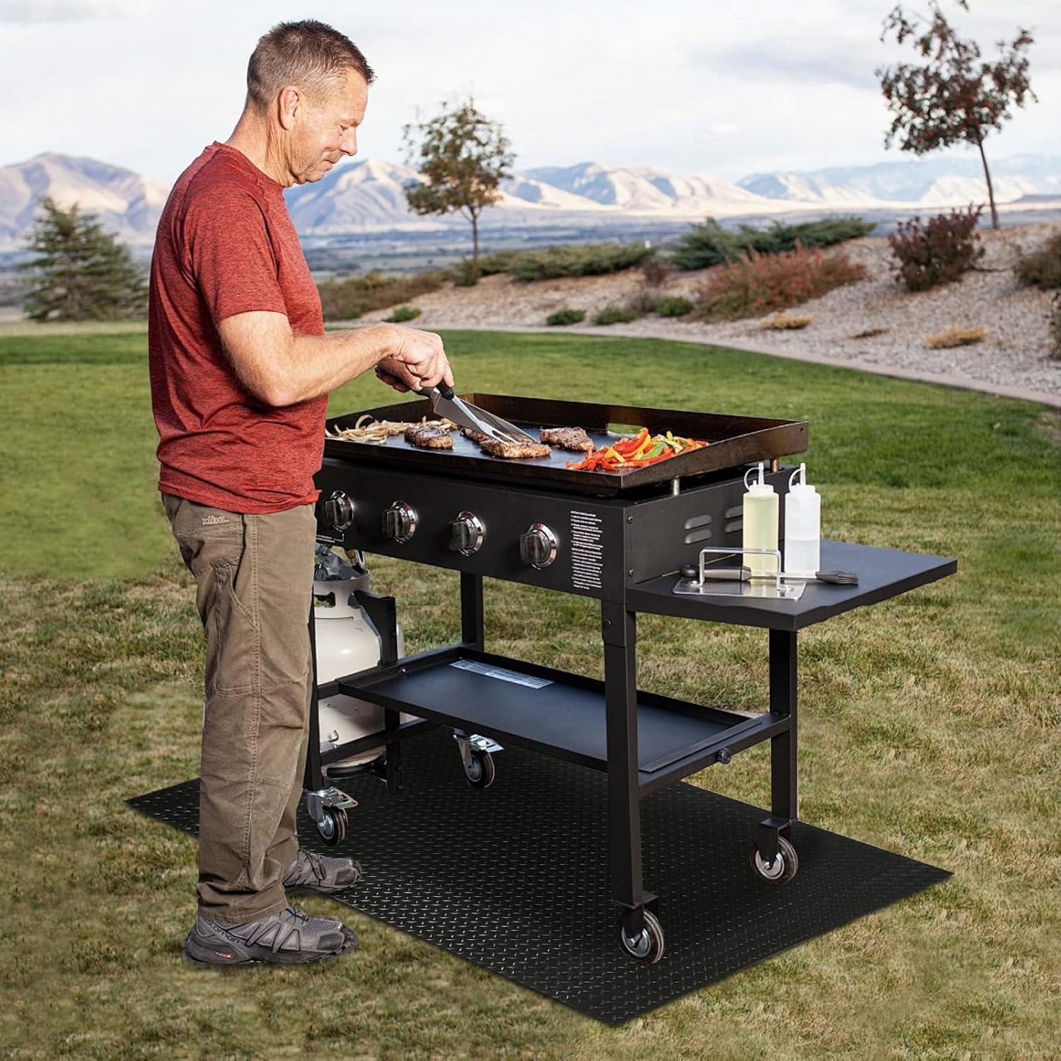 Alfombrilla para Parrilla Indiedouker 165x101 cm Antideslizante