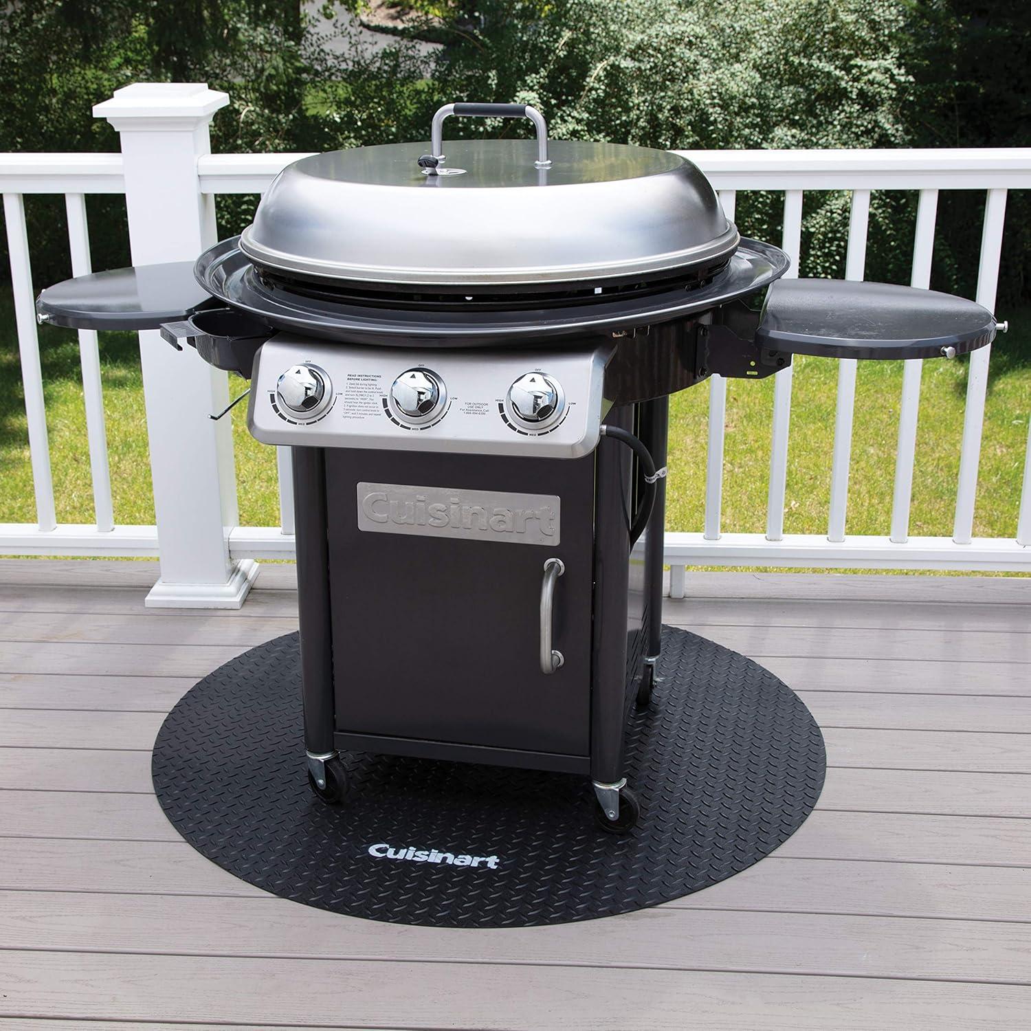 Alfombrilla Circular para Parrilla Cuisinart 116,8 cm PVC