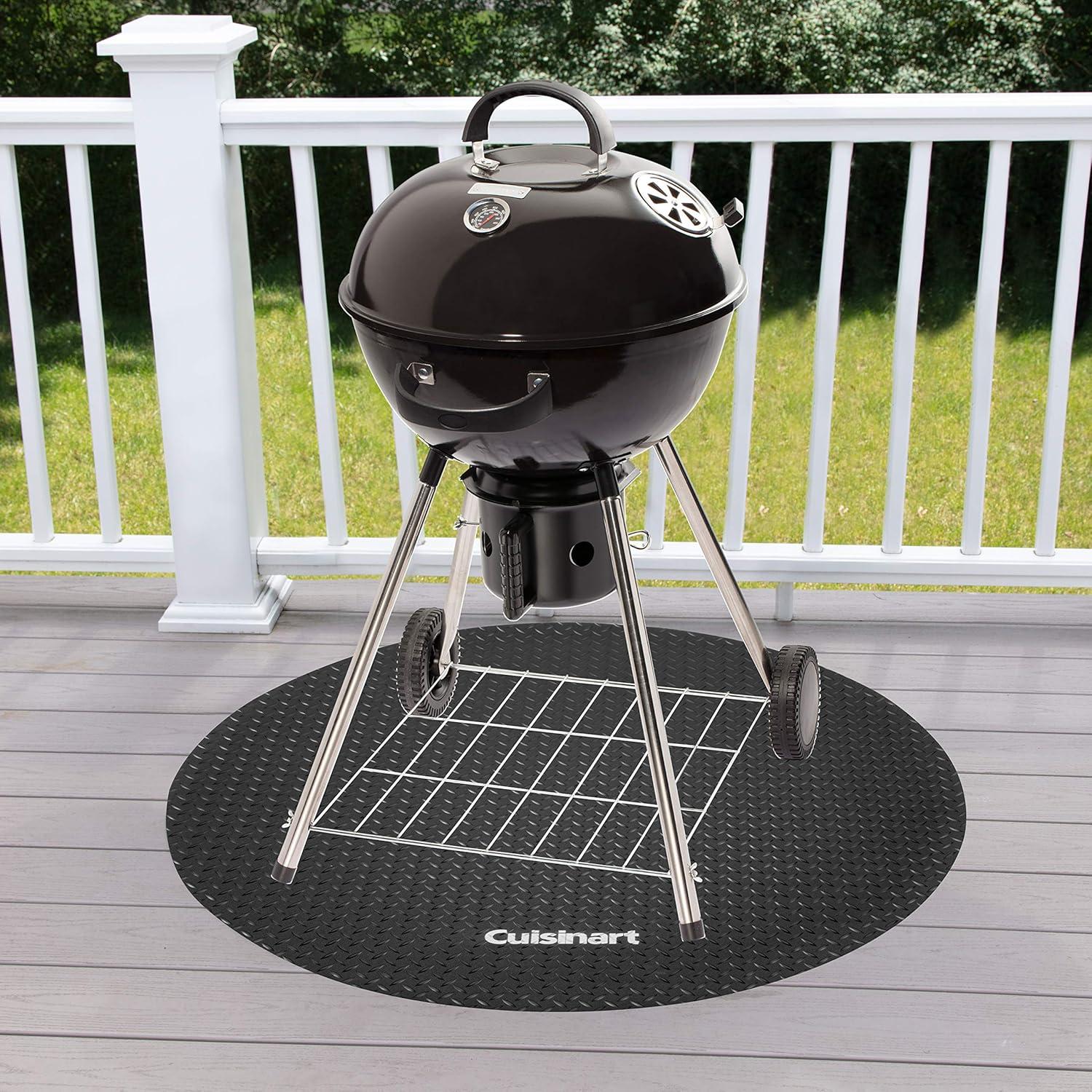 Alfombrilla Circular para Parrilla Cuisinart 116,8 cm PVC