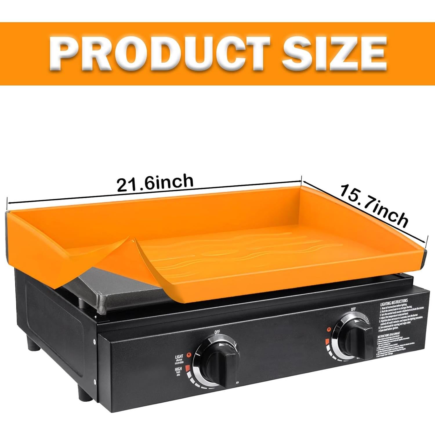 Cubierta de silicona para parrilla Blackstone 56 cm