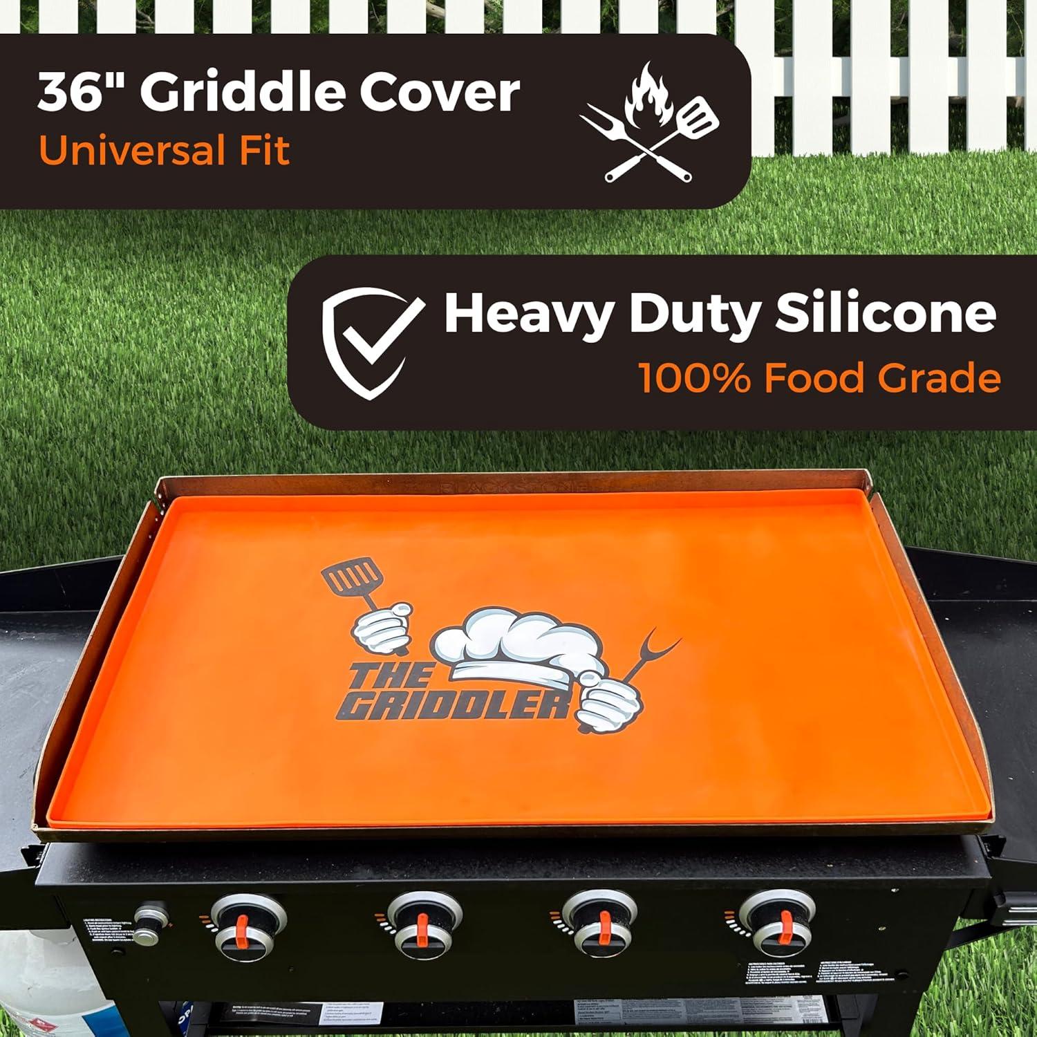 Alfombrilla de Silicona The Griddler 36" Universal Naranja