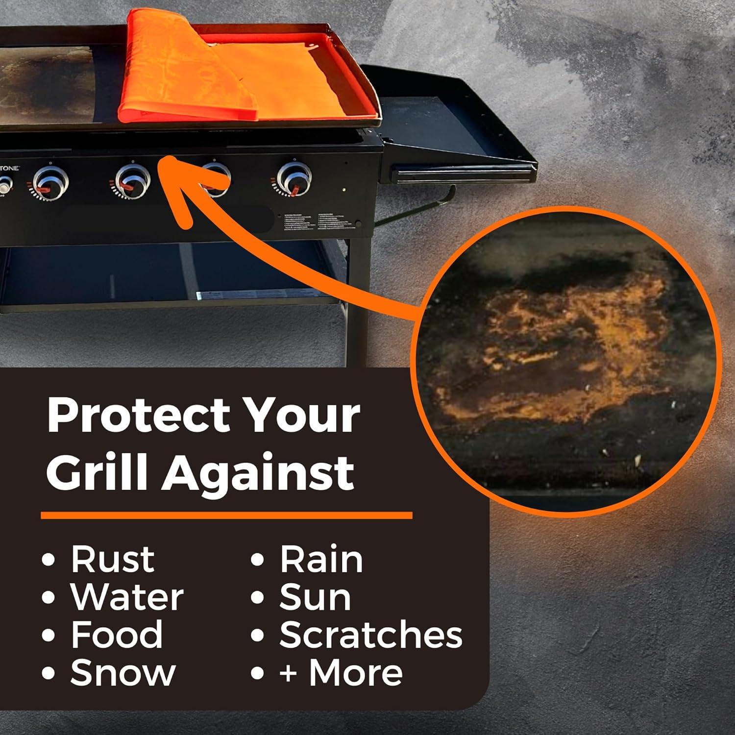 Alfombrilla de Silicona The Griddler 36" Universal Naranja